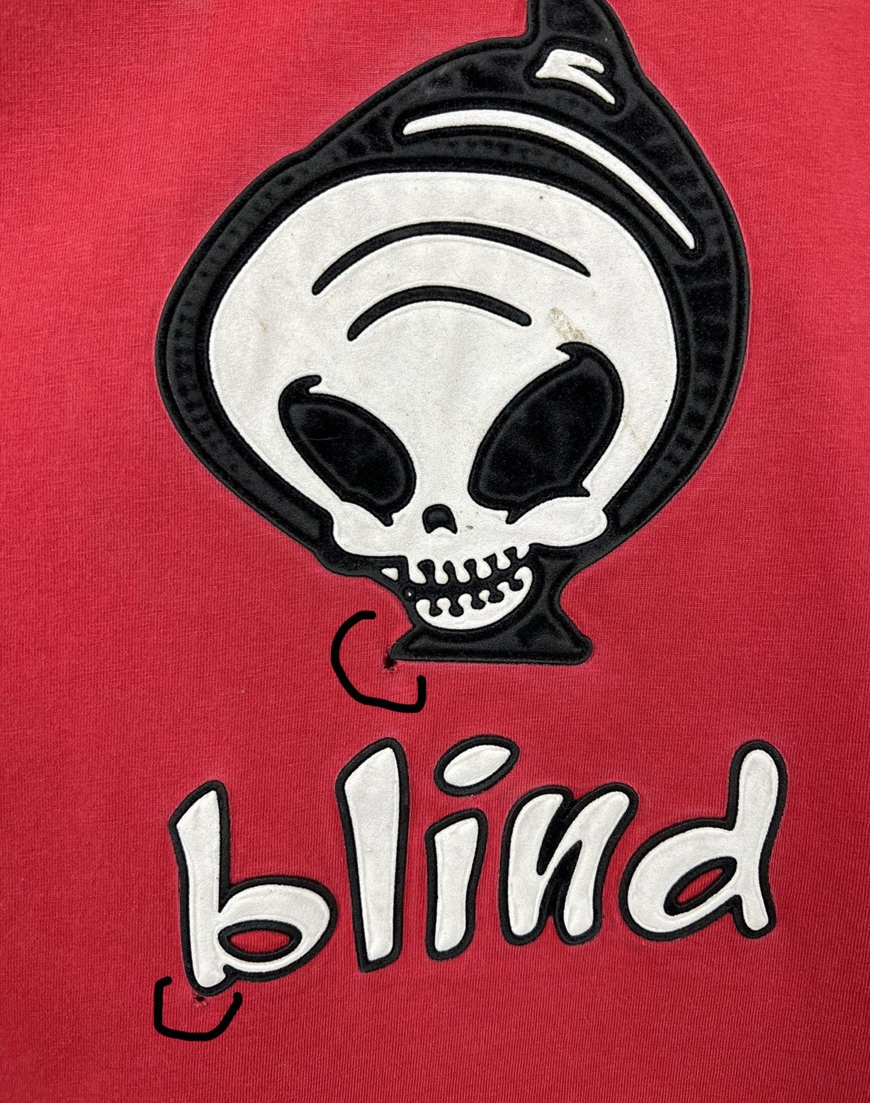 Hook-Ups × Shorty's Skateboards × Vintage Vintage 90s Blind Skateboards Tee Size US L / EU 52-54 / 3 - 4 Thumbnail
