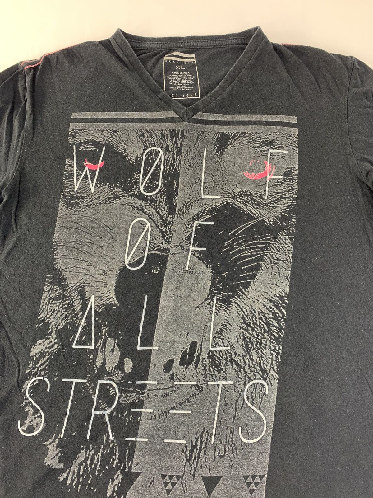 Sean John Hype Sean John Wolf Of Wall Street Logo Tee Size XL / US 12-14 / IT 48-50 - 2 Thumbnail