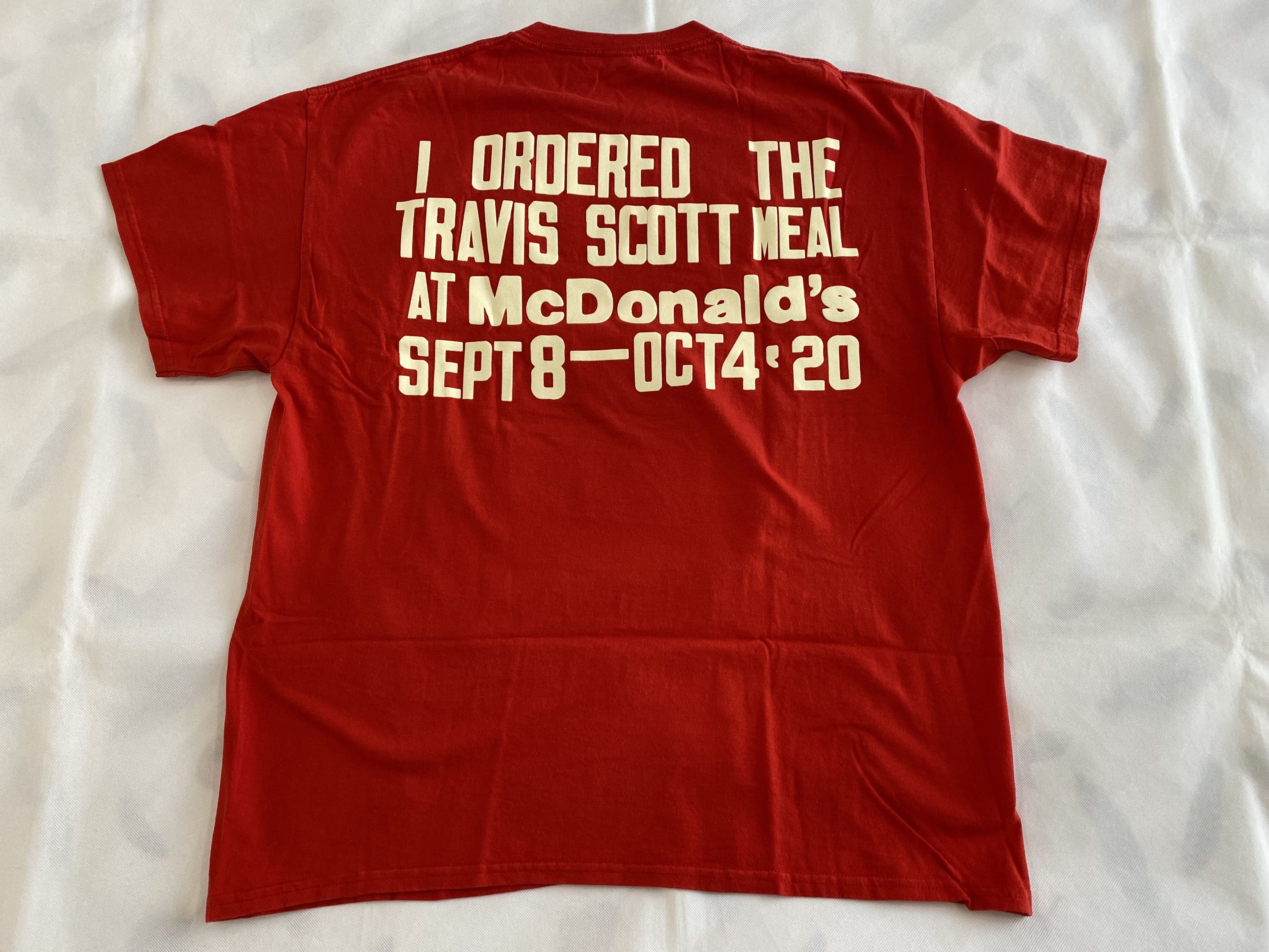Cactus Plant Flea Market × Travis Scott Travis Scott x CPFM 4 CJ Burger Mouth T-shirt Red Large Size US L / EU 52-54 / 3 - 8 Thumbnail
