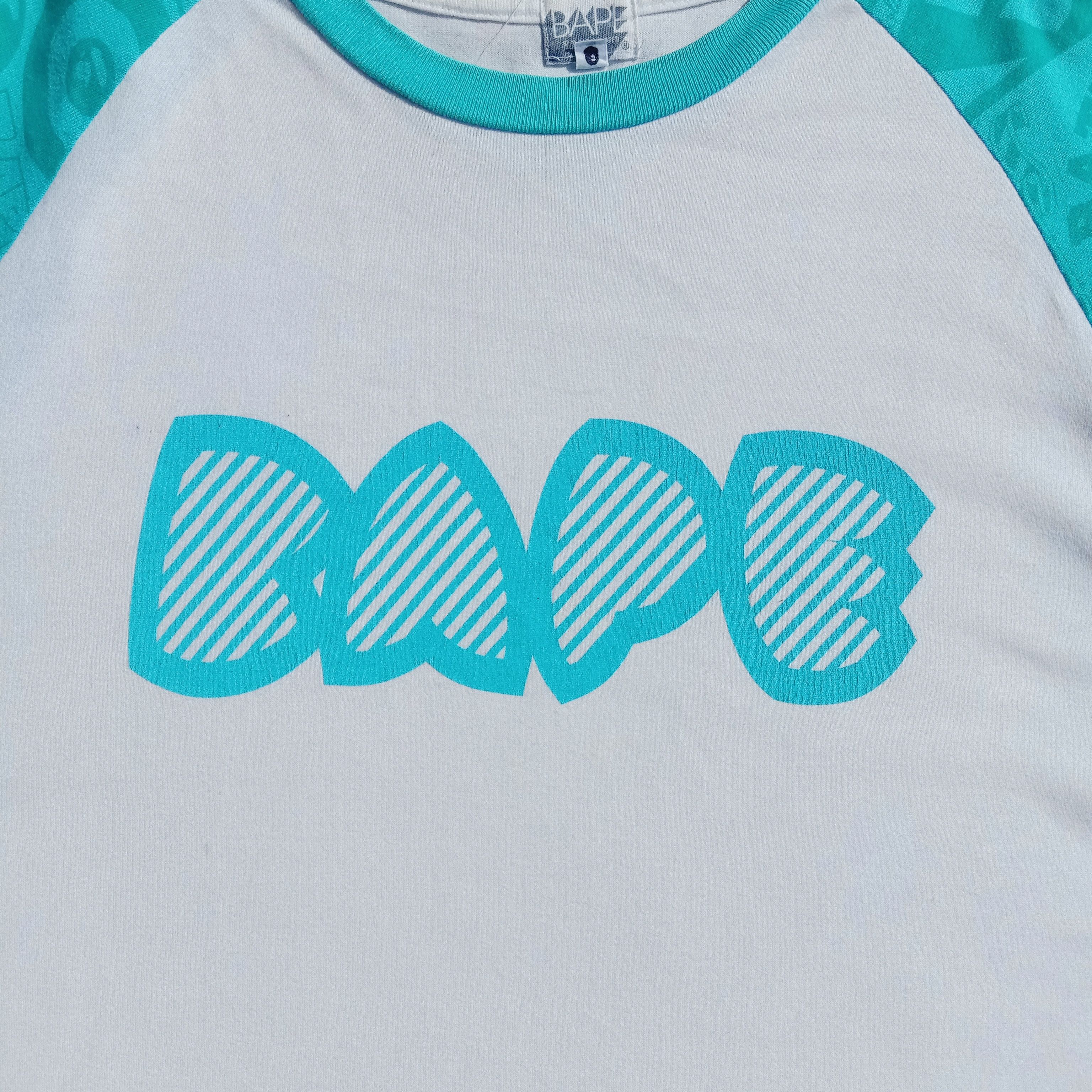 Bape 2007 Bape Multi Logo Raglan Tee Size US L / EU 52-54 / 3 - 3 Thumbnail