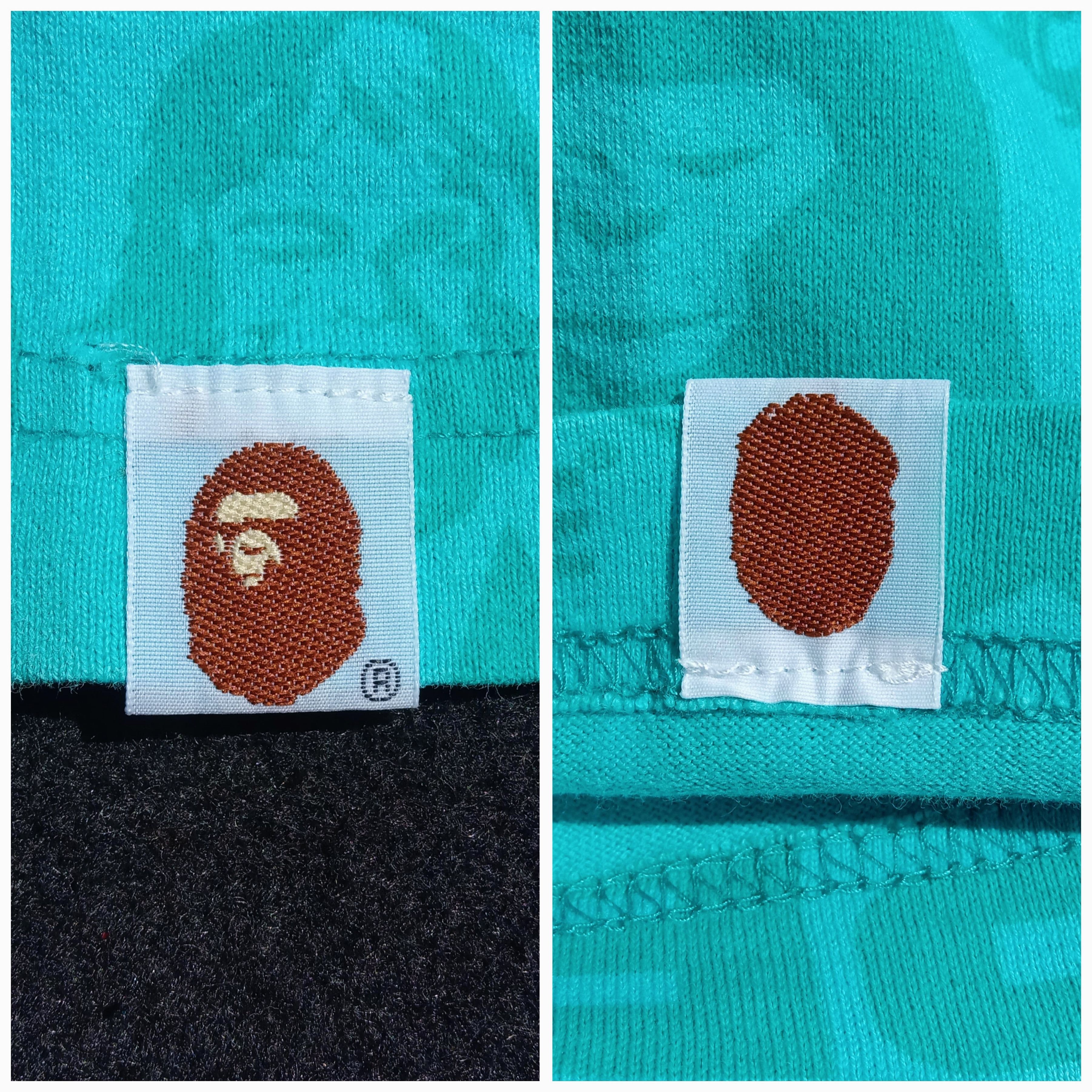 Bape 2007 Bape Multi Logo Raglan Tee Size US L / EU 52-54 / 3 - 7 Thumbnail