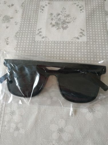 Electric Visual Clear Frame Trendy Square Sunglasess Size ONE SIZE - 3 Thumbnail