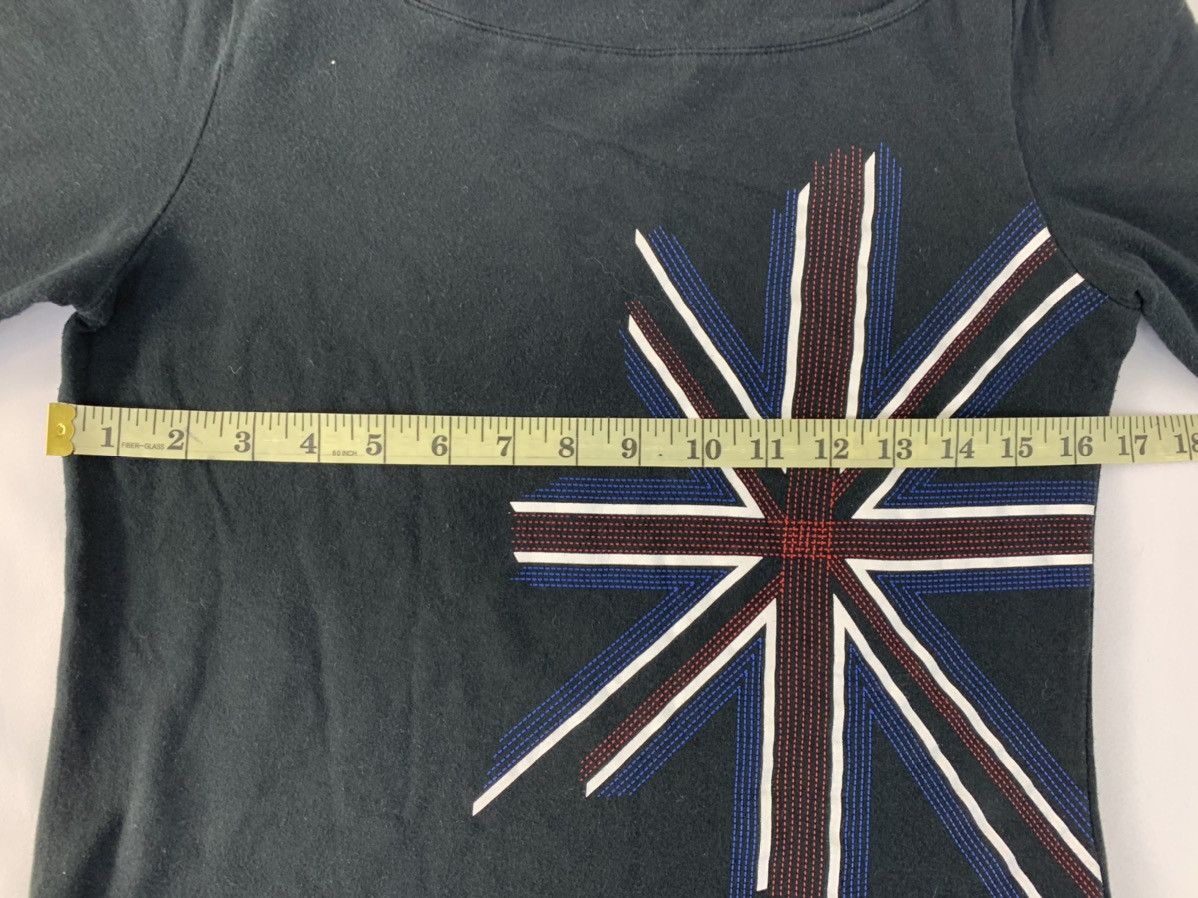 Other Hype Mary Quant London Stitching UK Flag Longsleeve Tee Size S / US 4 / IT 40 - 9 Thumbnail