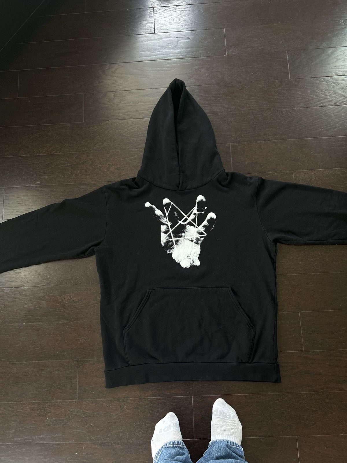 Destroy Lonely × Ken Carson × Playboi Carti Playboi Carti Whole Lotta Red Hand Pentagram Hoodie Size US XL / EU 56 / 4 - 1 Thumbnail