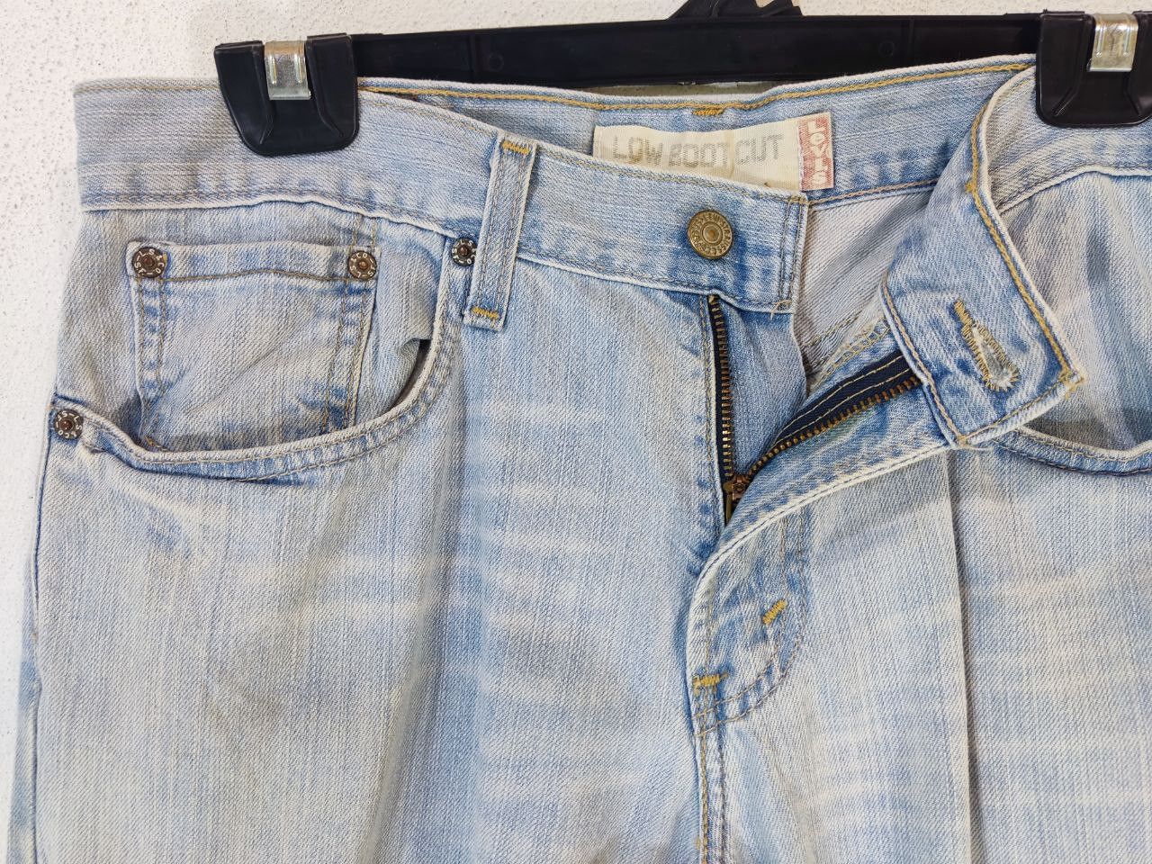 Levi's vintage levis 527 low bootcut flare denim Size US 33 - 7 Thumbnail
