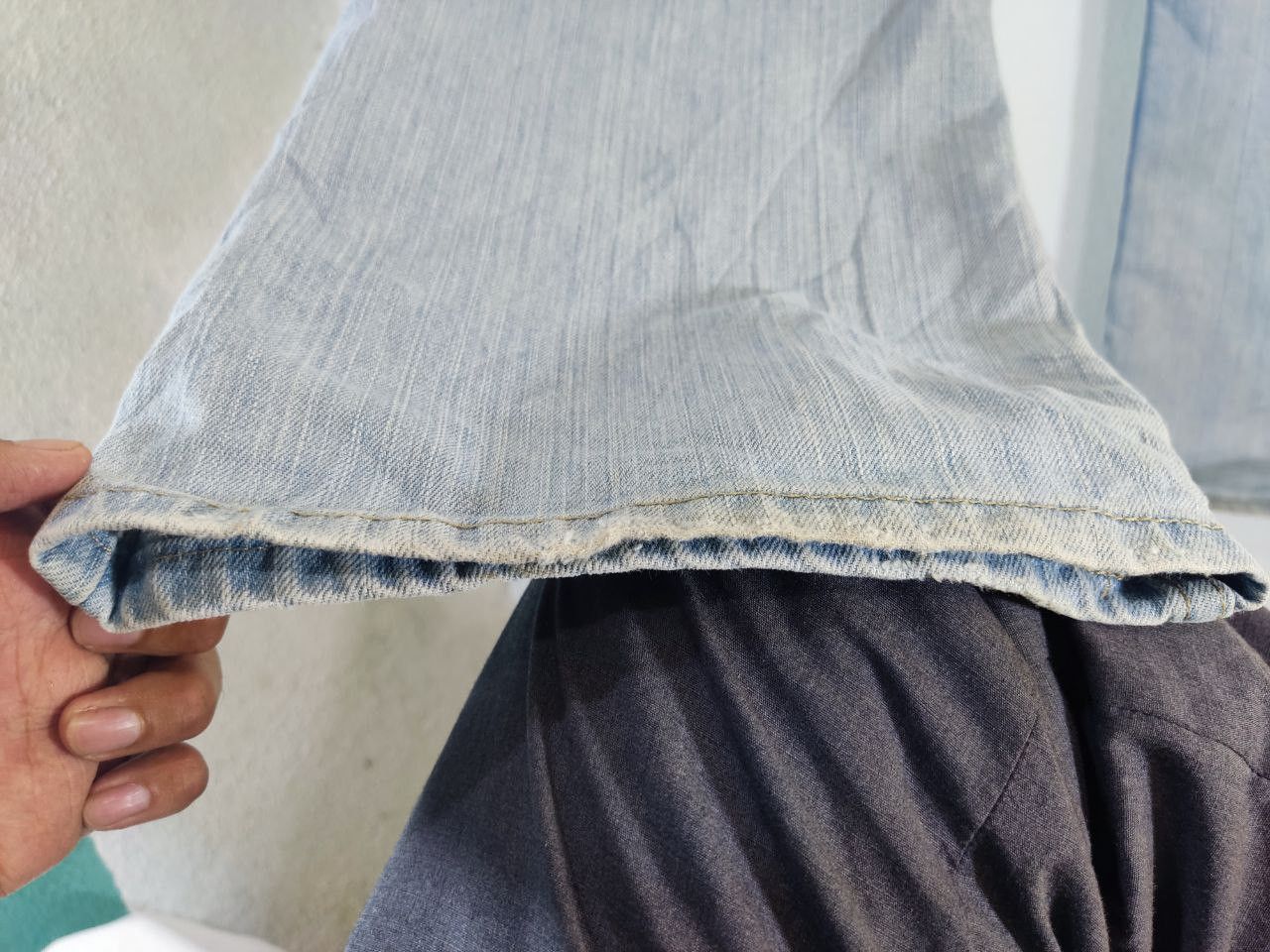 Levi's vintage levis 527 low bootcut flare denim Size US 33 - 9 Thumbnail