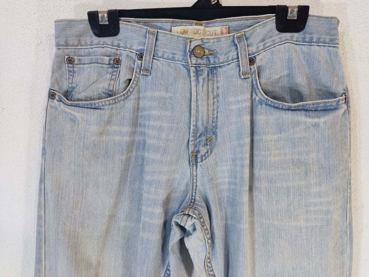 Levi's vintage levis 527 low bootcut flare denim Size US 33 - 8 Thumbnail
