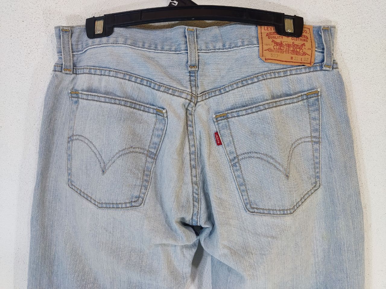 Levi's vintage levis 527 low bootcut flare denim Size US 33 - 13 Thumbnail