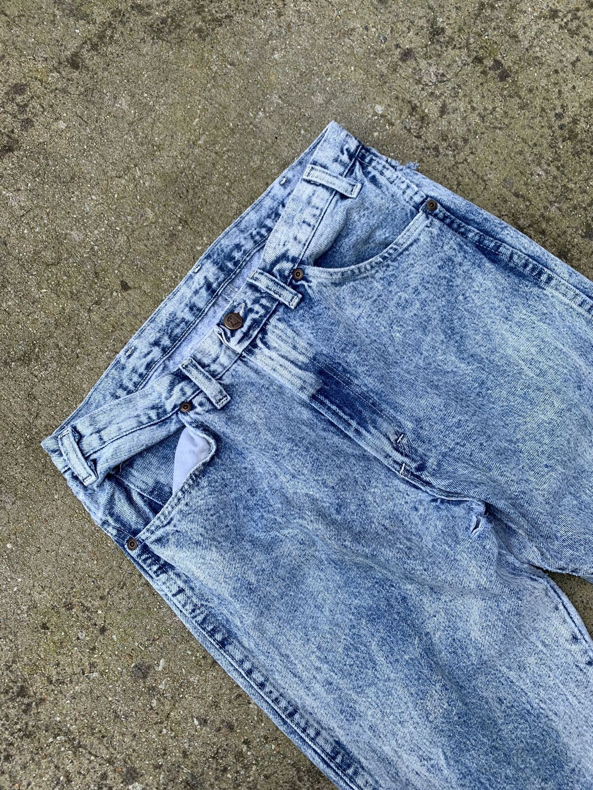 Vintage Vintage 80s Jeans Size US 32 / EU 48 - 3 Thumbnail