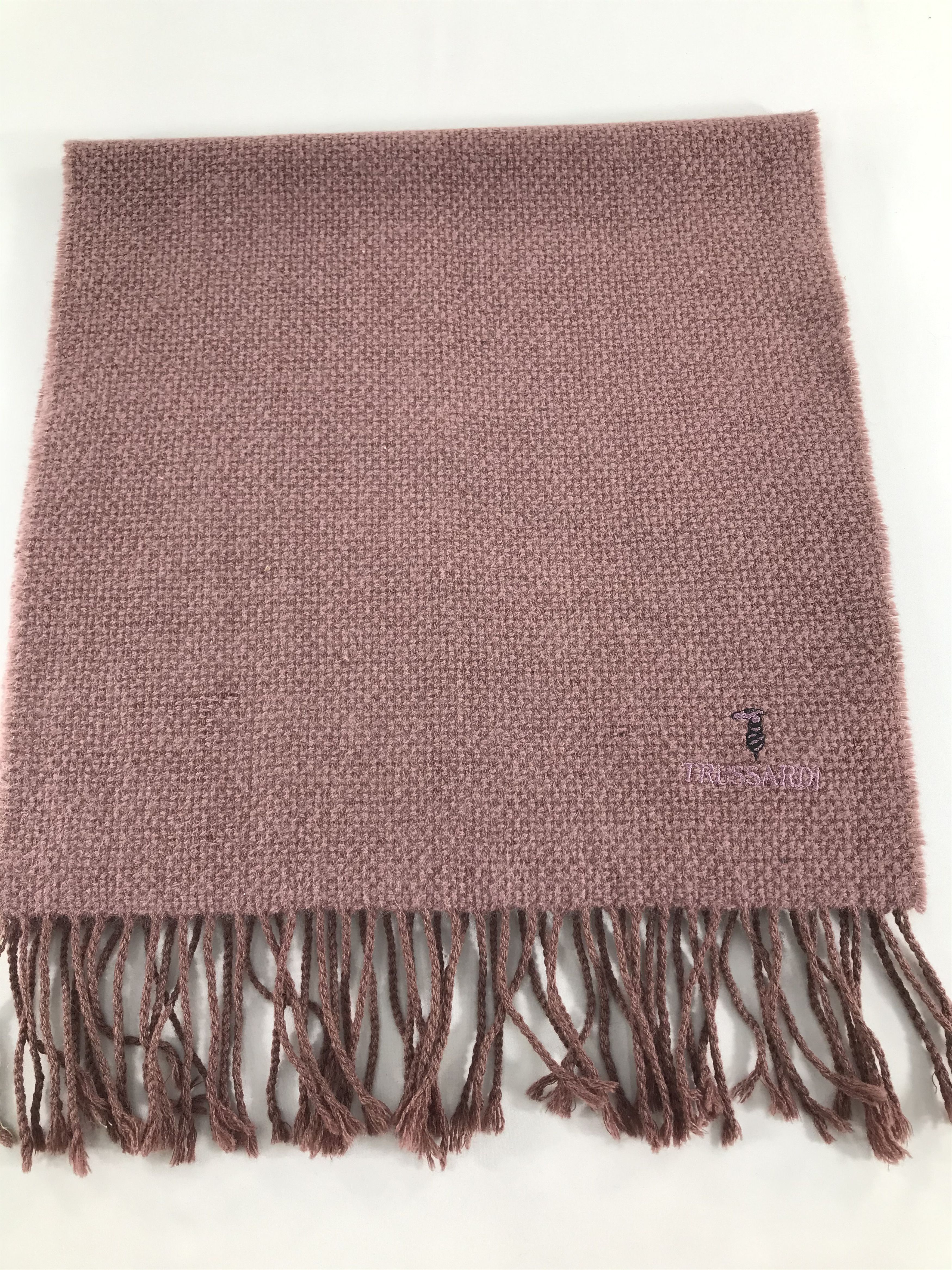 Trussardi Trussardi Wool Scarf Muffler Neck Wrap V239 Size ONE SIZE - 2 Thumbnail