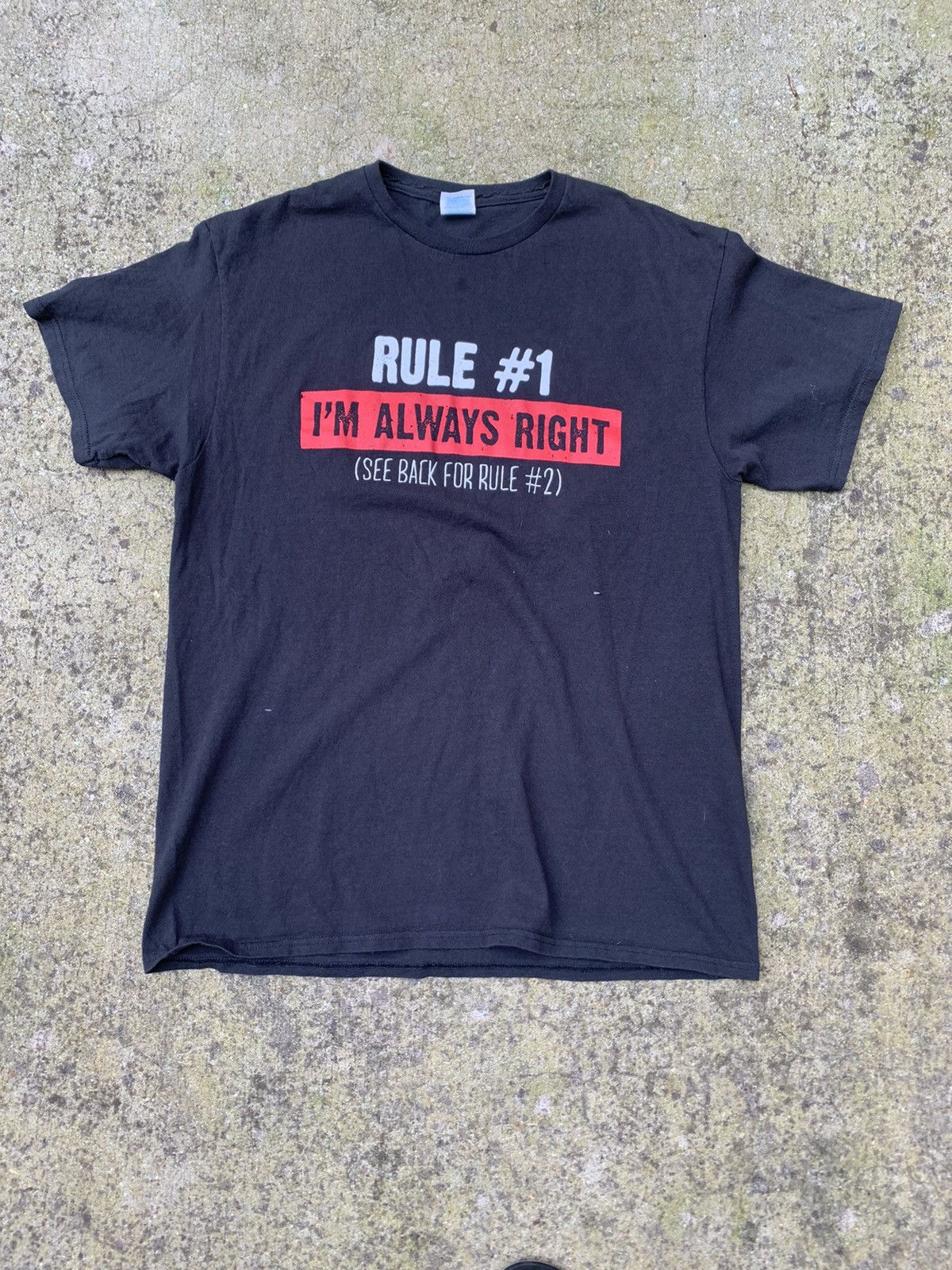 Vintage Vintage Im Always Right T Shirt Size US L / EU 52-54 / 3 - 1 Thumbnail