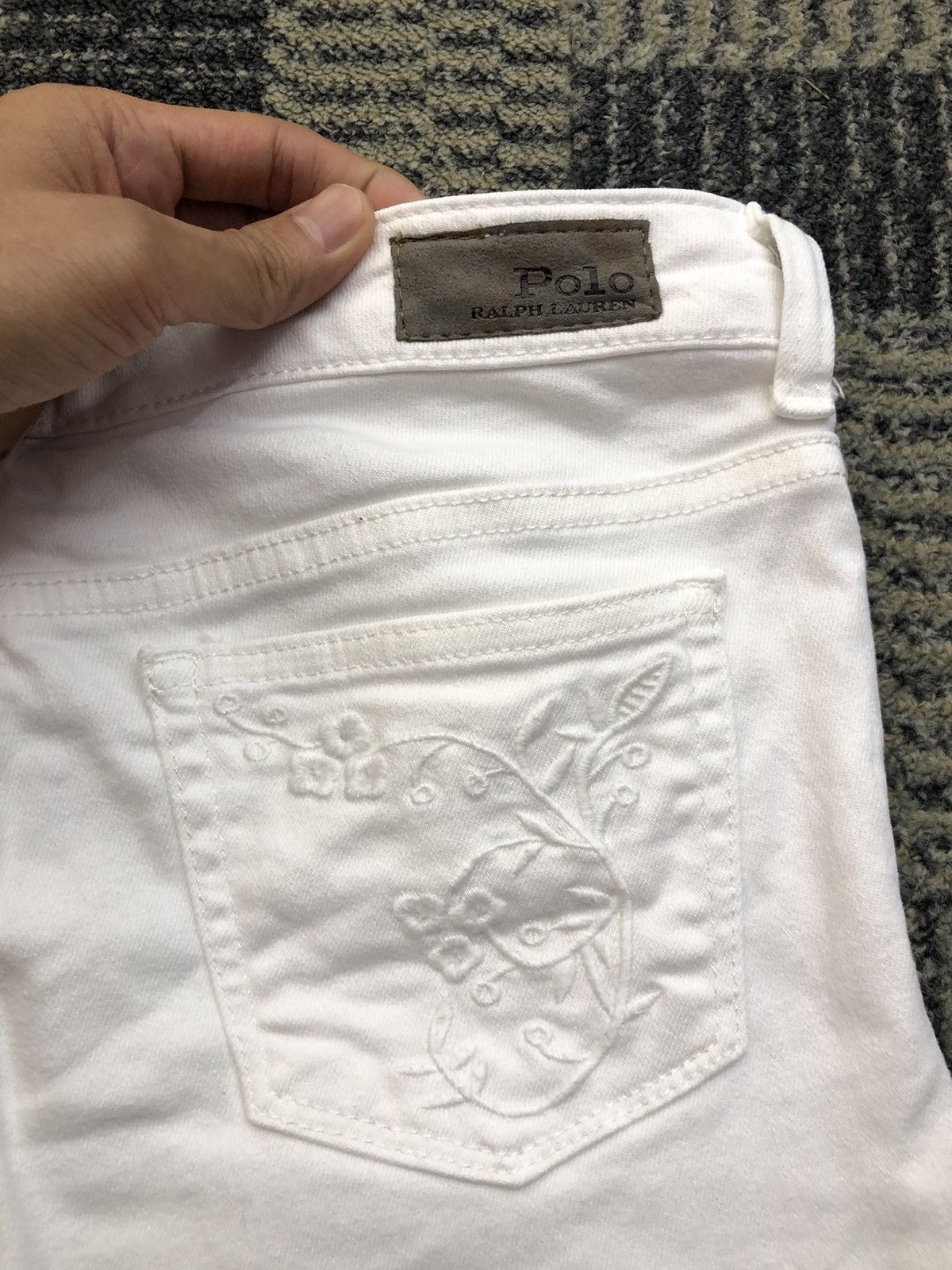Polo Ralph Lauren Polo Ralph Lauren The Tompkins Skinny White Jeans Size 28" / US 6 / IT 42 - 14 Thumbnail