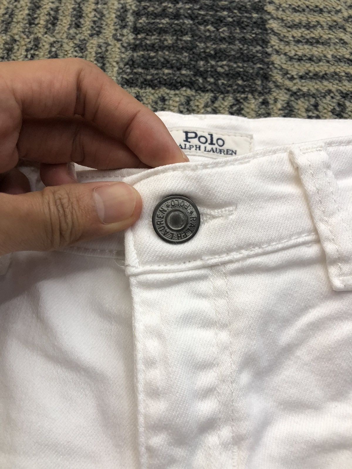 Polo Ralph Lauren Polo Ralph Lauren The Tompkins Skinny White Jeans Size 28" / US 6 / IT 42 - 8 Thumbnail