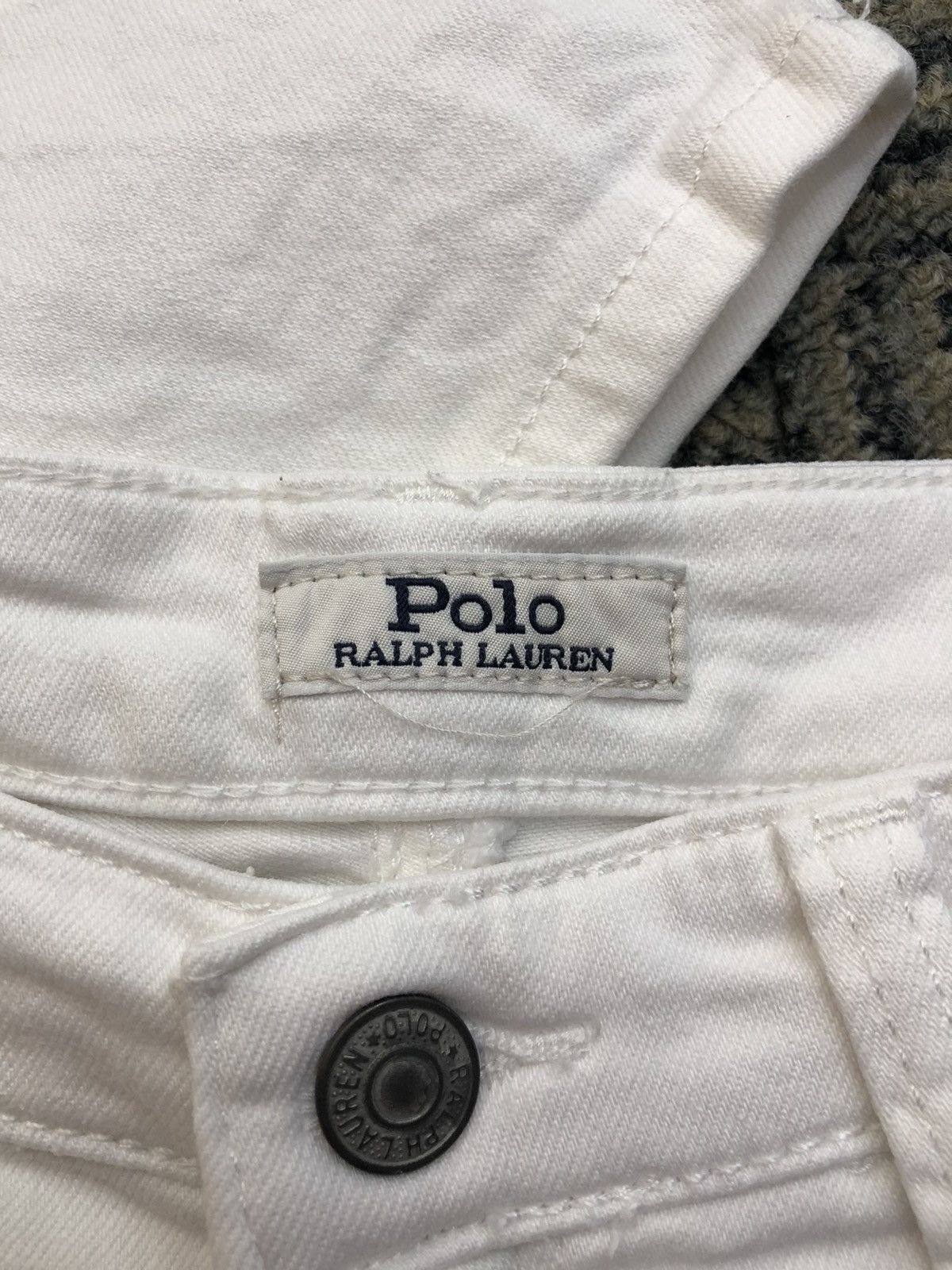 Polo Ralph Lauren Polo Ralph Lauren The Tompkins Skinny White Jeans Size 28" / US 6 / IT 42 - 15 Thumbnail