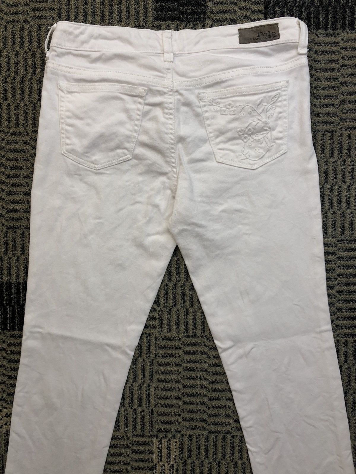 Polo Ralph Lauren Polo Ralph Lauren The Tompkins Skinny White Jeans Size 28" / US 6 / IT 42 - 11 Thumbnail