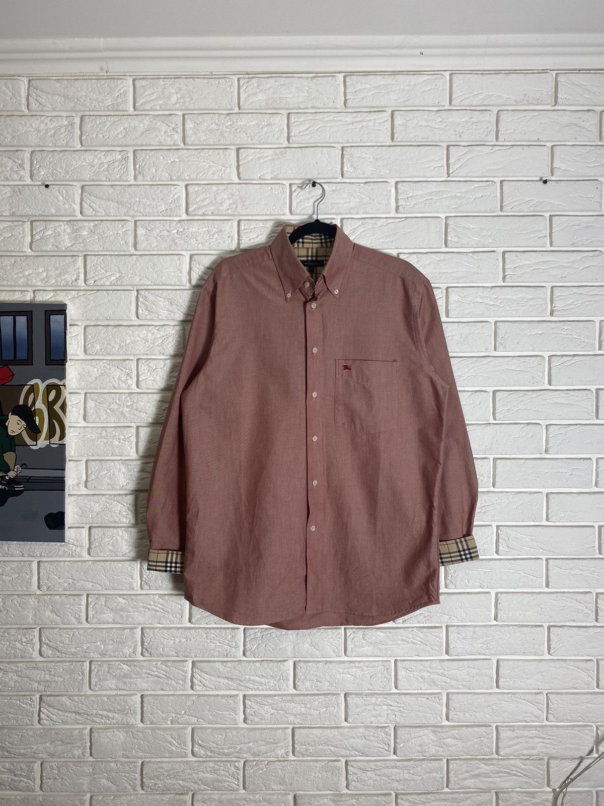 Burberry × Vintage Vintage Burberry Shirt Size US M / EU 48-50 / 2 - 2 Thumbnail