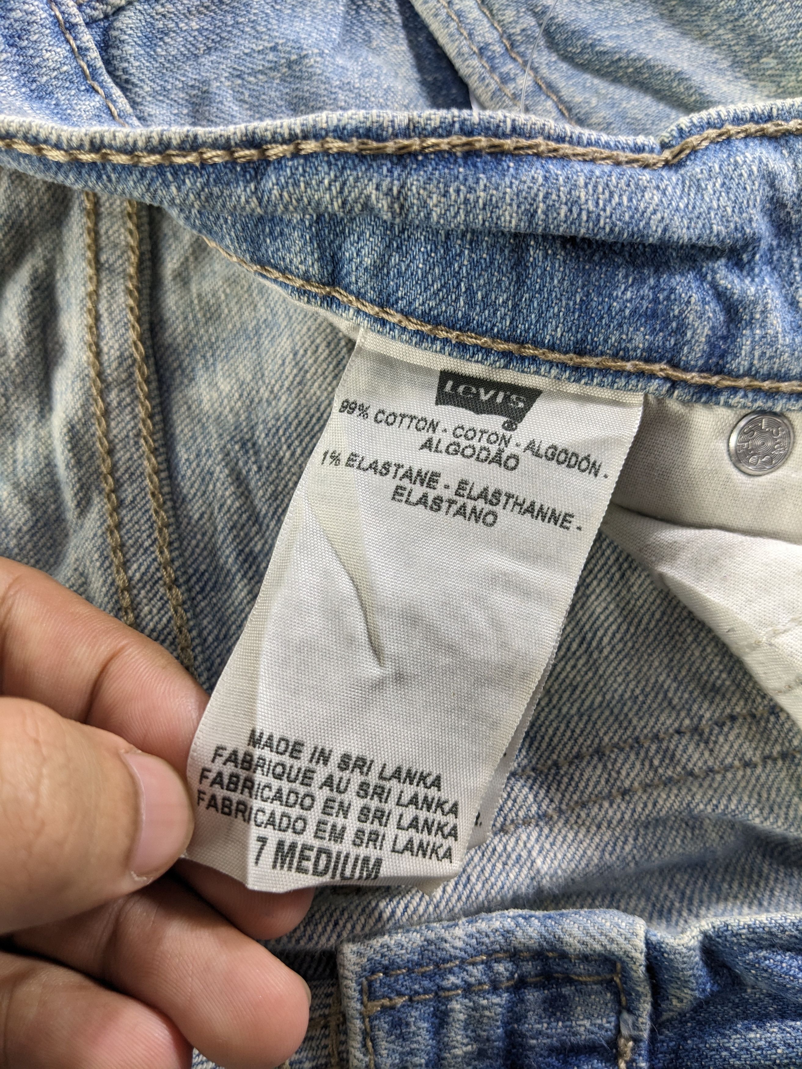 Levi's × Vintage Vintage Levis 521 Jeans-P18 Size 33" - 11 Thumbnail