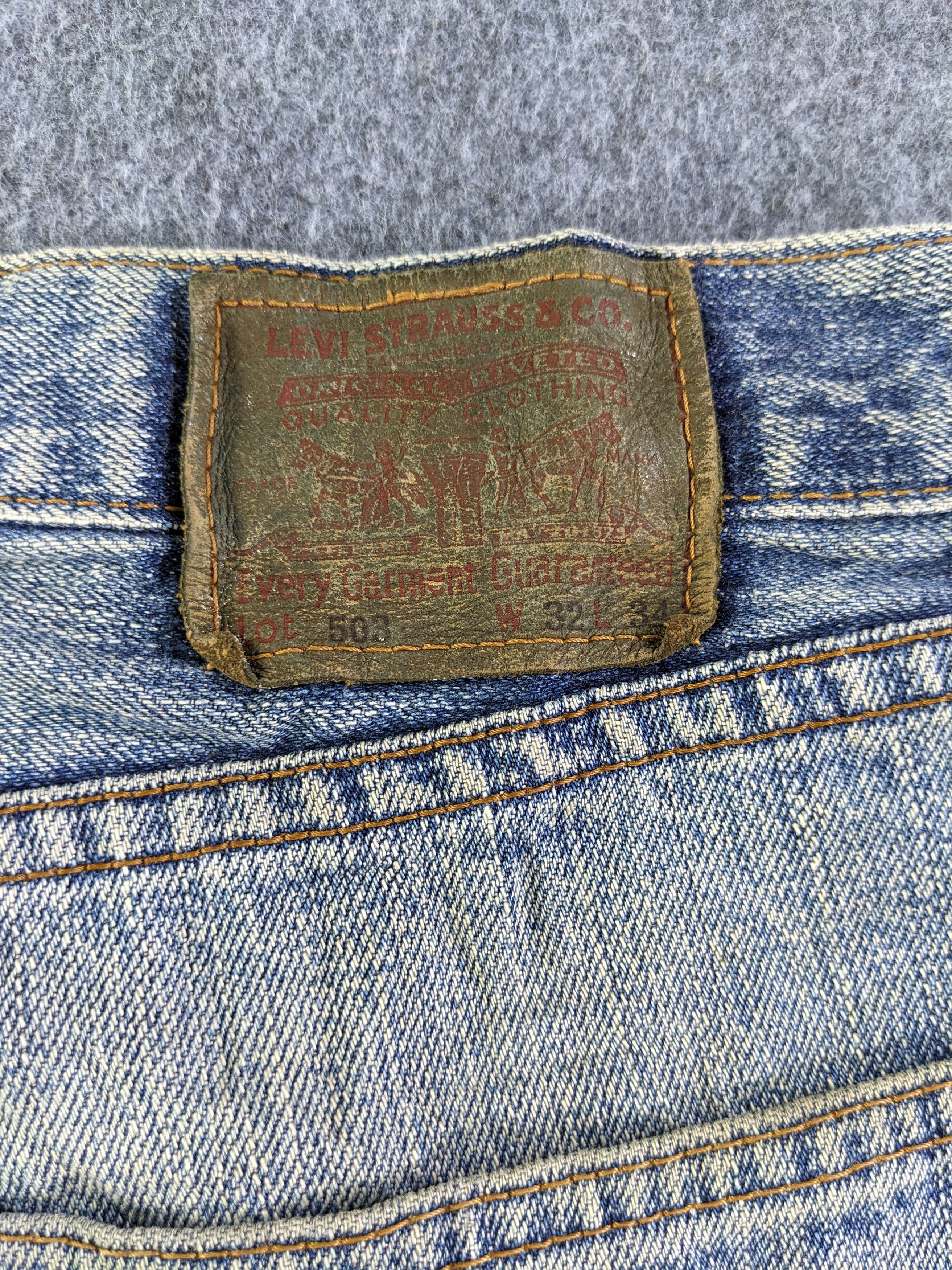 Japanese Brand × Levi's × Vintage Vintage 90s Levis 503 Jeans-P35 Size US 32 / EU 48 - 5 Thumbnail