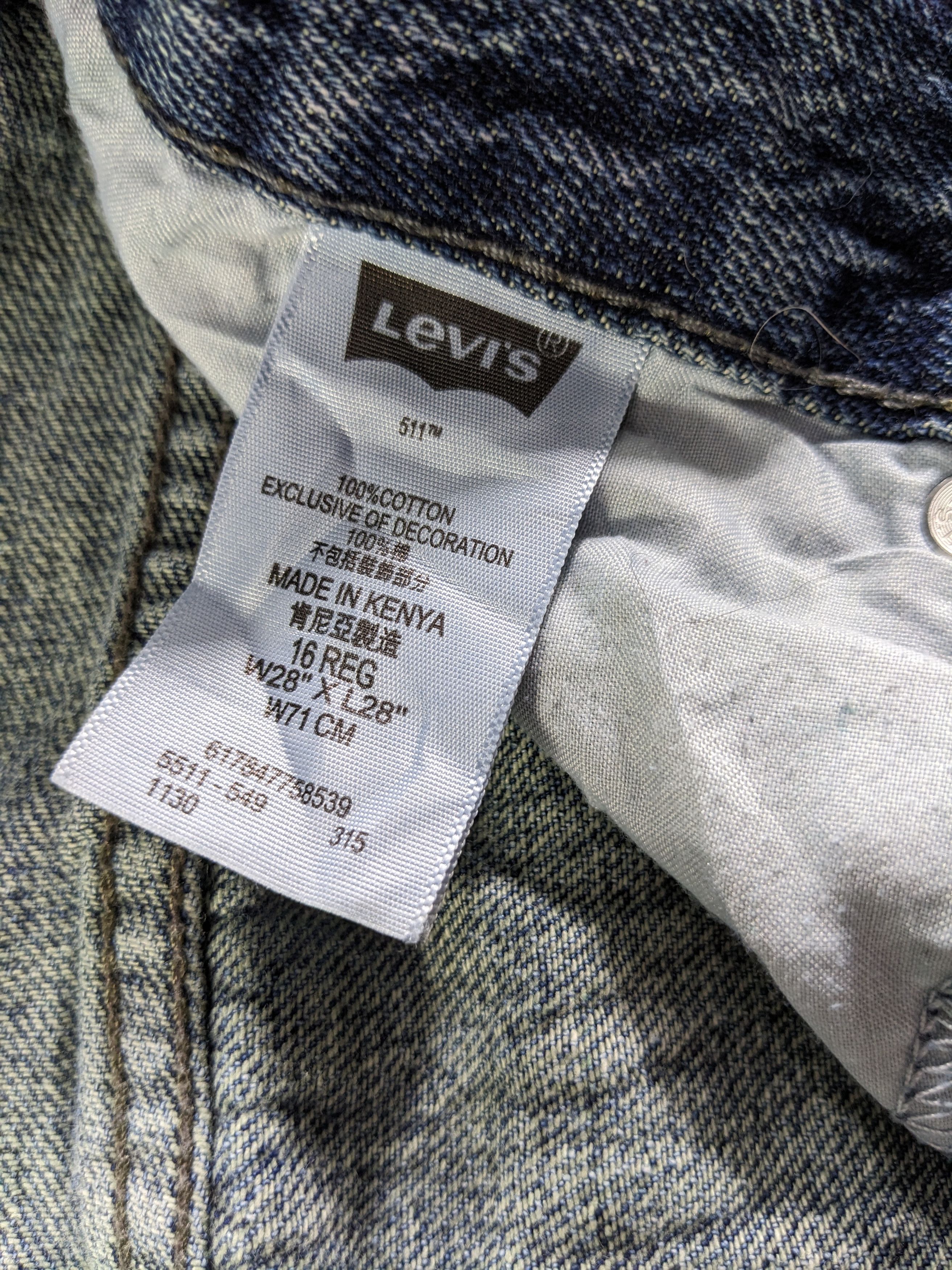 Levi's × Vintage Vintage Levis 511 Jeans-Z10 Size US 29 - 9 Thumbnail
