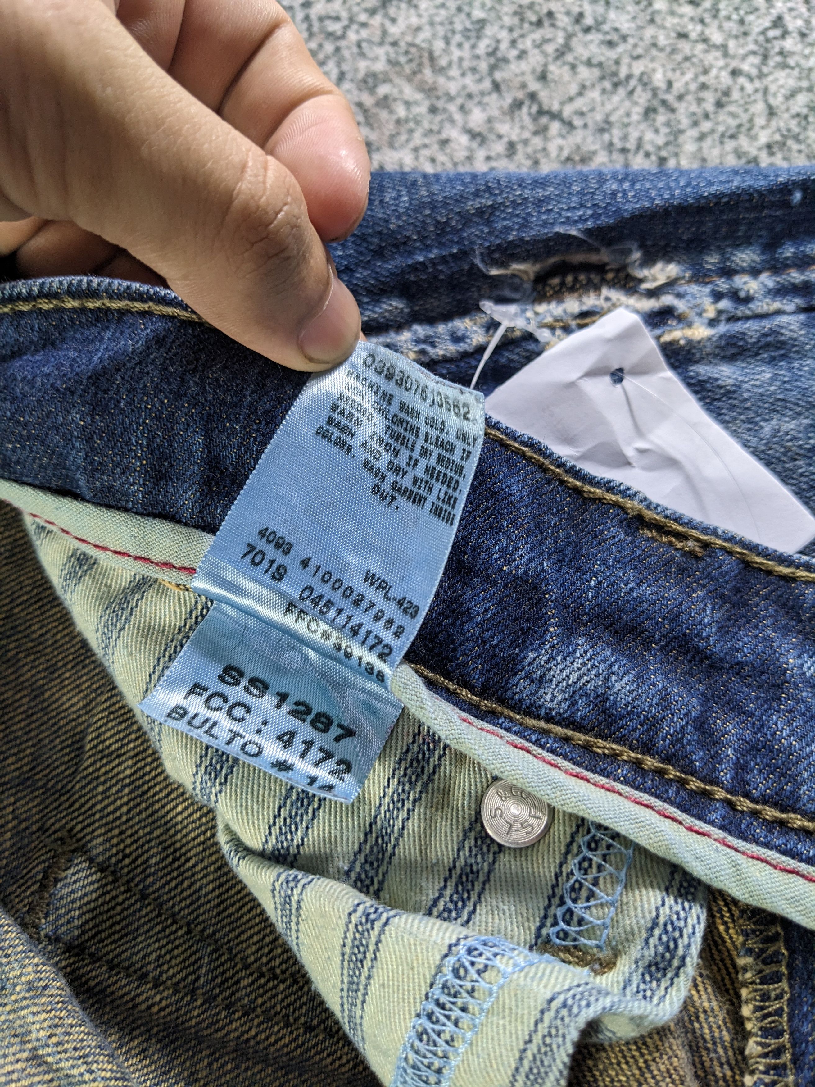 Levi's × Vintage Vintage Levis Skinny 511 Jeans-Z9 Size US 32 / EU 48 - 10 Thumbnail