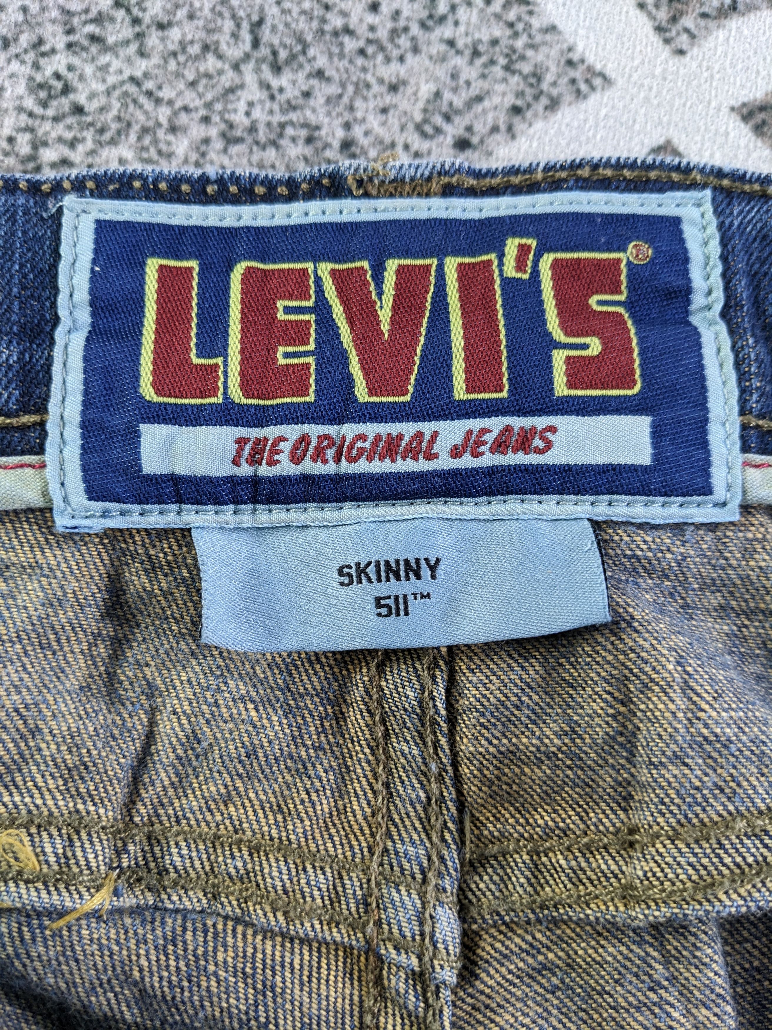 Levi's × Vintage Vintage Levis Skinny 511 Jeans-Z9 Size US 32 / EU 48 - 11 Thumbnail