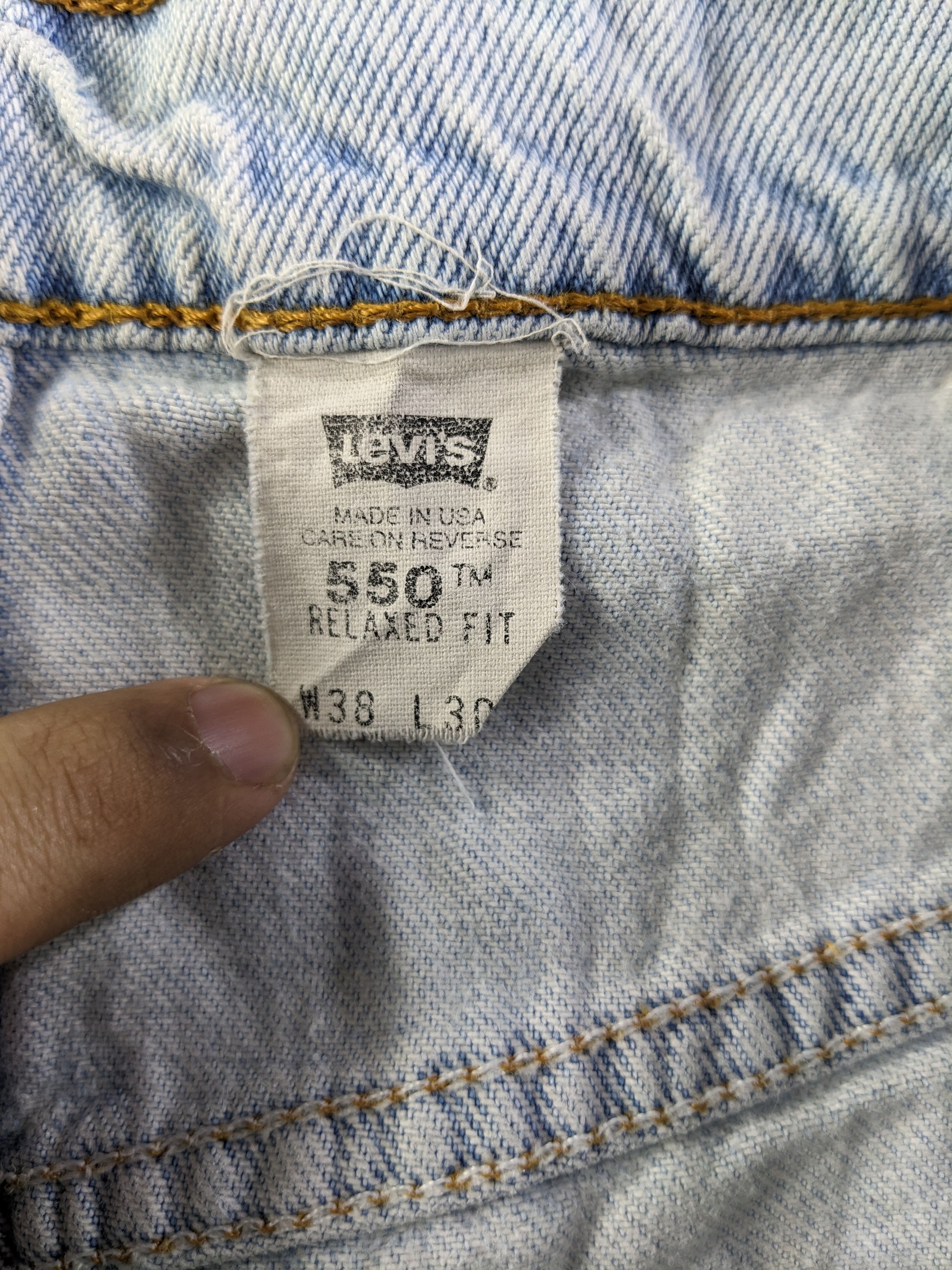 Levi's × Vintage Vintage Levis 550 Jeans-P39 Size US 37 - 10 Thumbnail