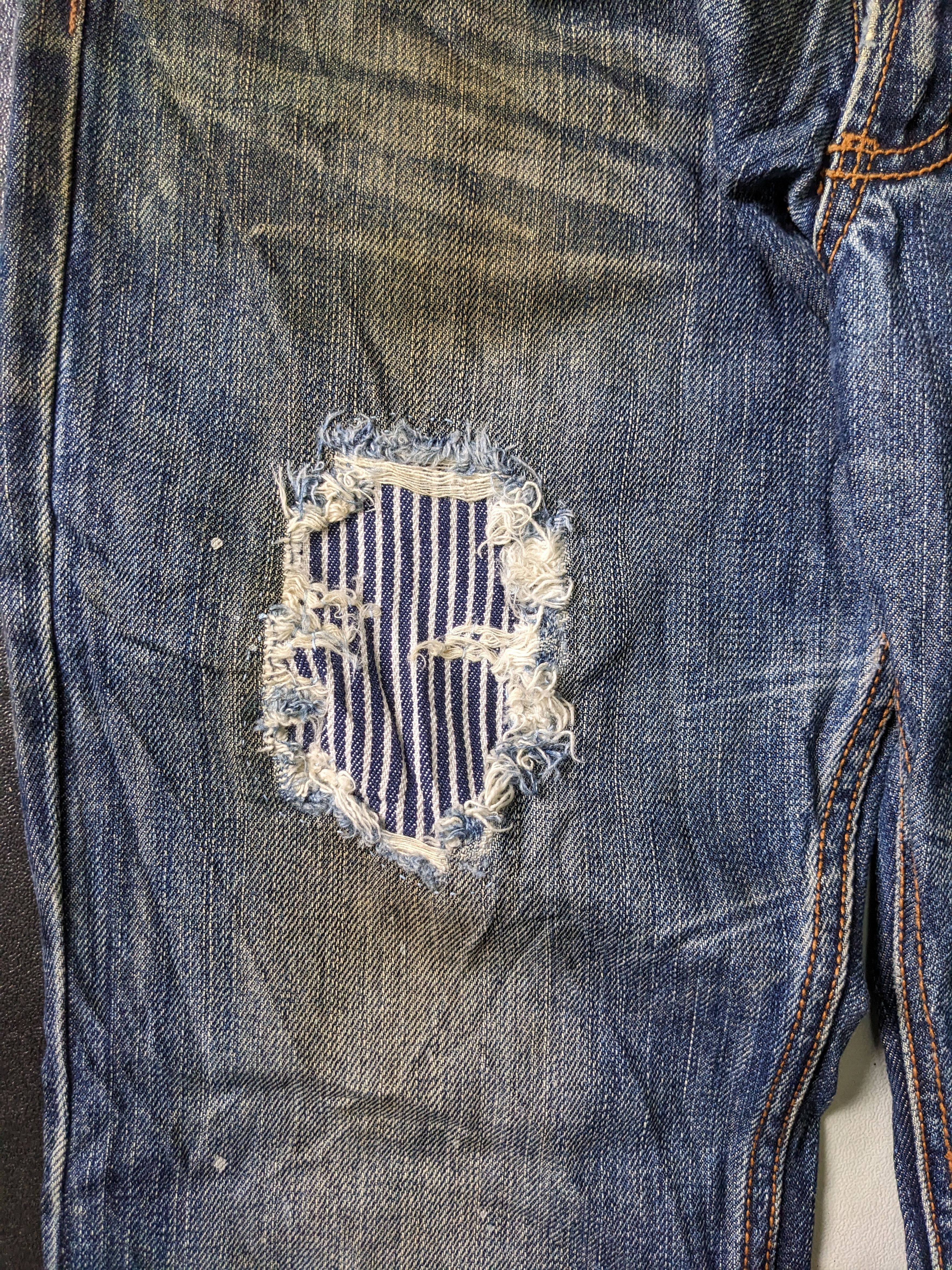 Vintage Dirty Corisco Authentic Patchwork Jeans-P15 Size US 30 / EU 46 - 14 Thumbnail