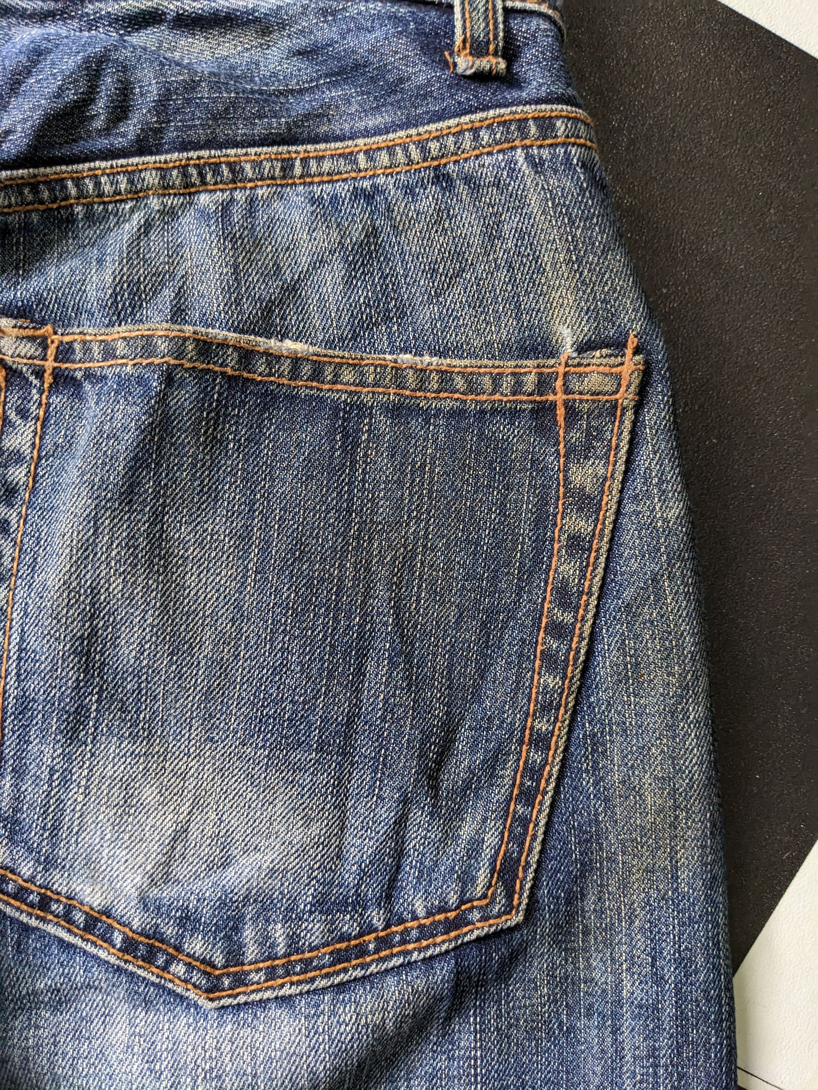 Vintage Dirty Corisco Authentic Patchwork Jeans-P15 Size US 30 / EU 46 - 9 Thumbnail