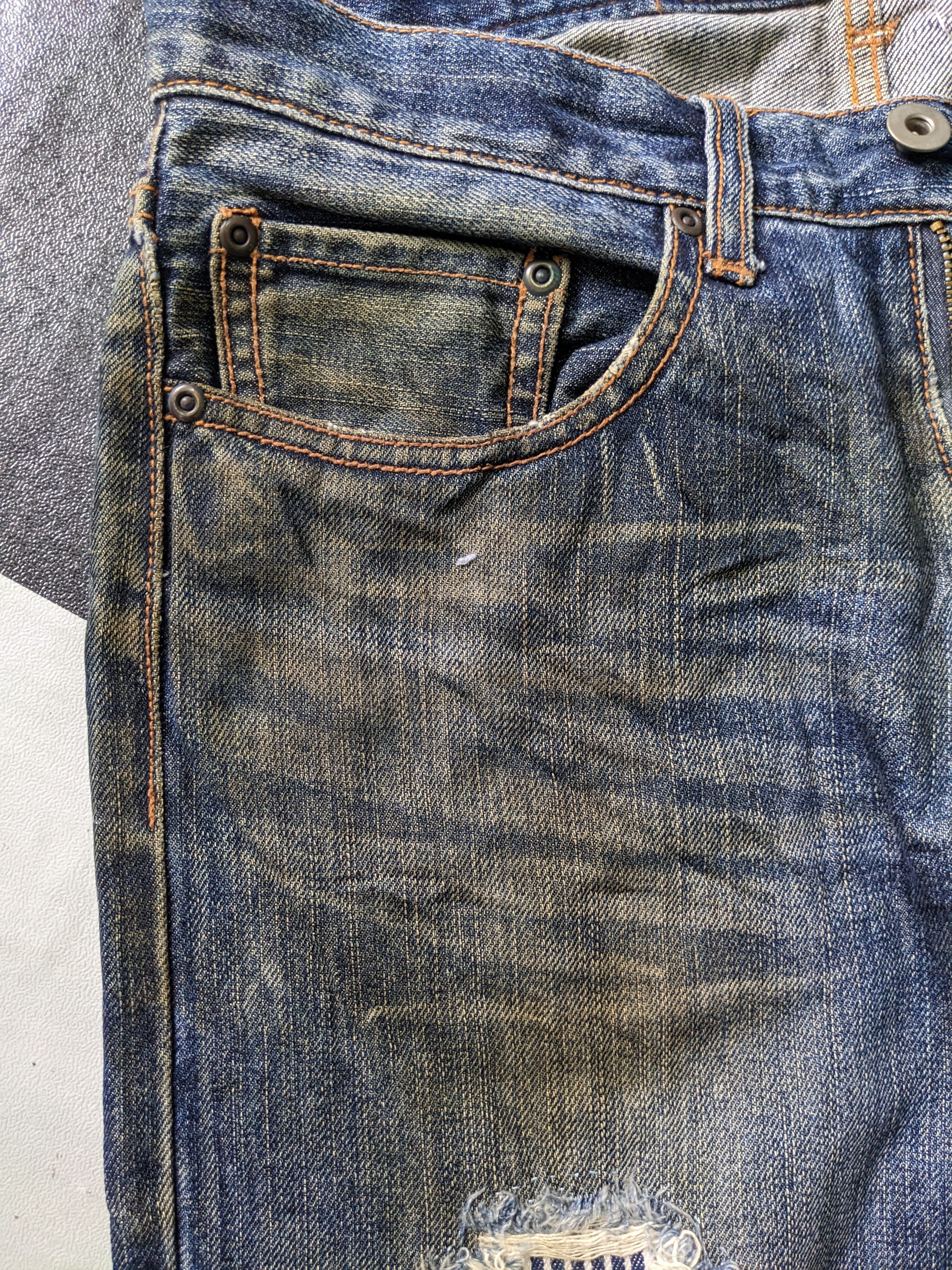 Vintage Dirty Corisco Authentic Patchwork Jeans-P15 Size US 30 / EU 46 - 16 Thumbnail
