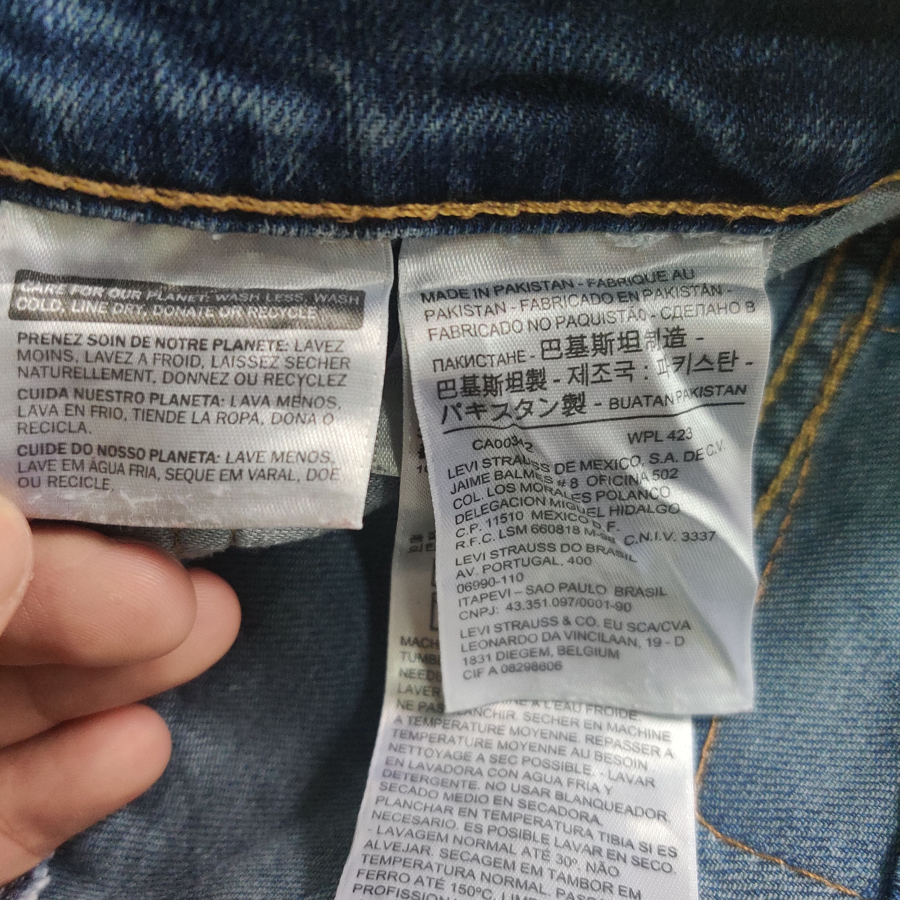Levi's × Vintage Vintage Blue Wash Levis 522 Jeans-Z5 Size US 34 / EU 50 - 9 Thumbnail