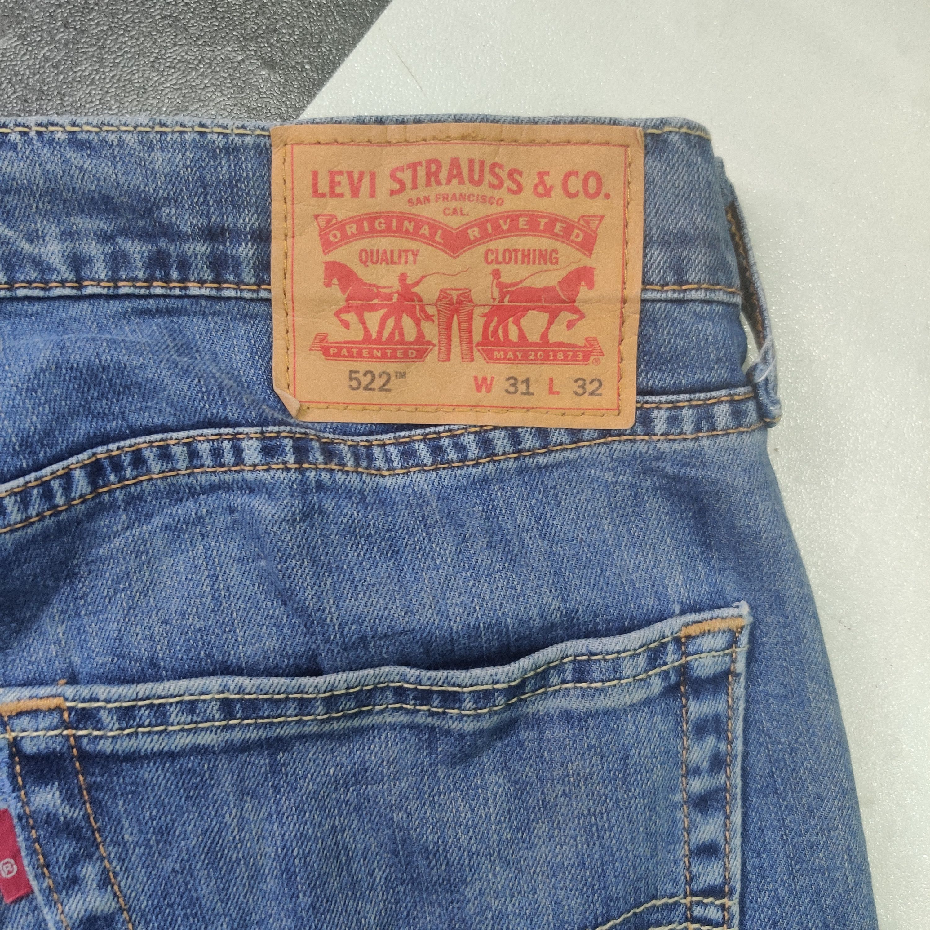 Levi's × Vintage Vintage Blue Wash Levis 522 Jeans-Z5 Size US 34 / EU 50 - 5 Thumbnail