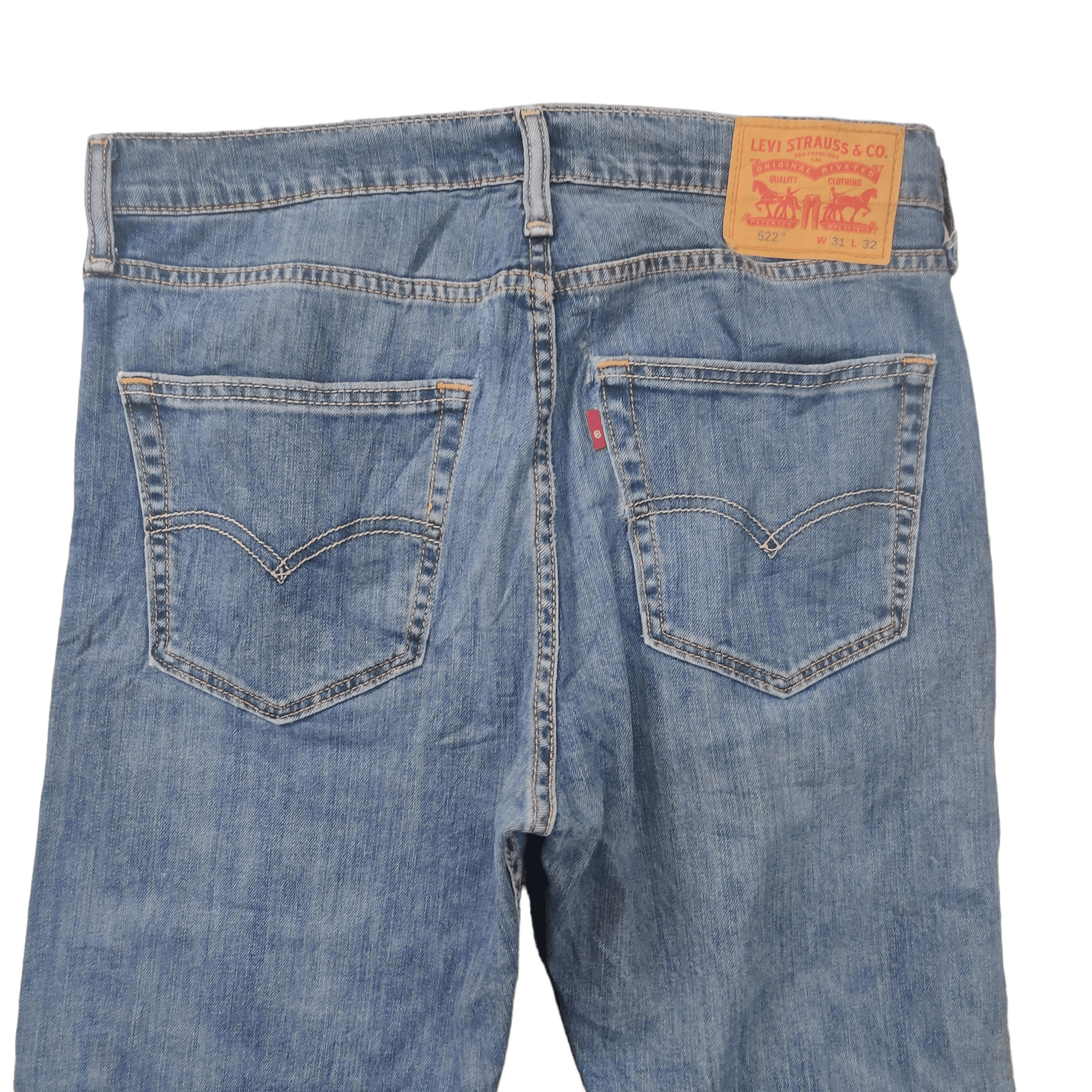 Levi's × Vintage Vintage Blue Wash Levis 522 Jeans-Z5 Size US 34 / EU 50 - 4 Thumbnail