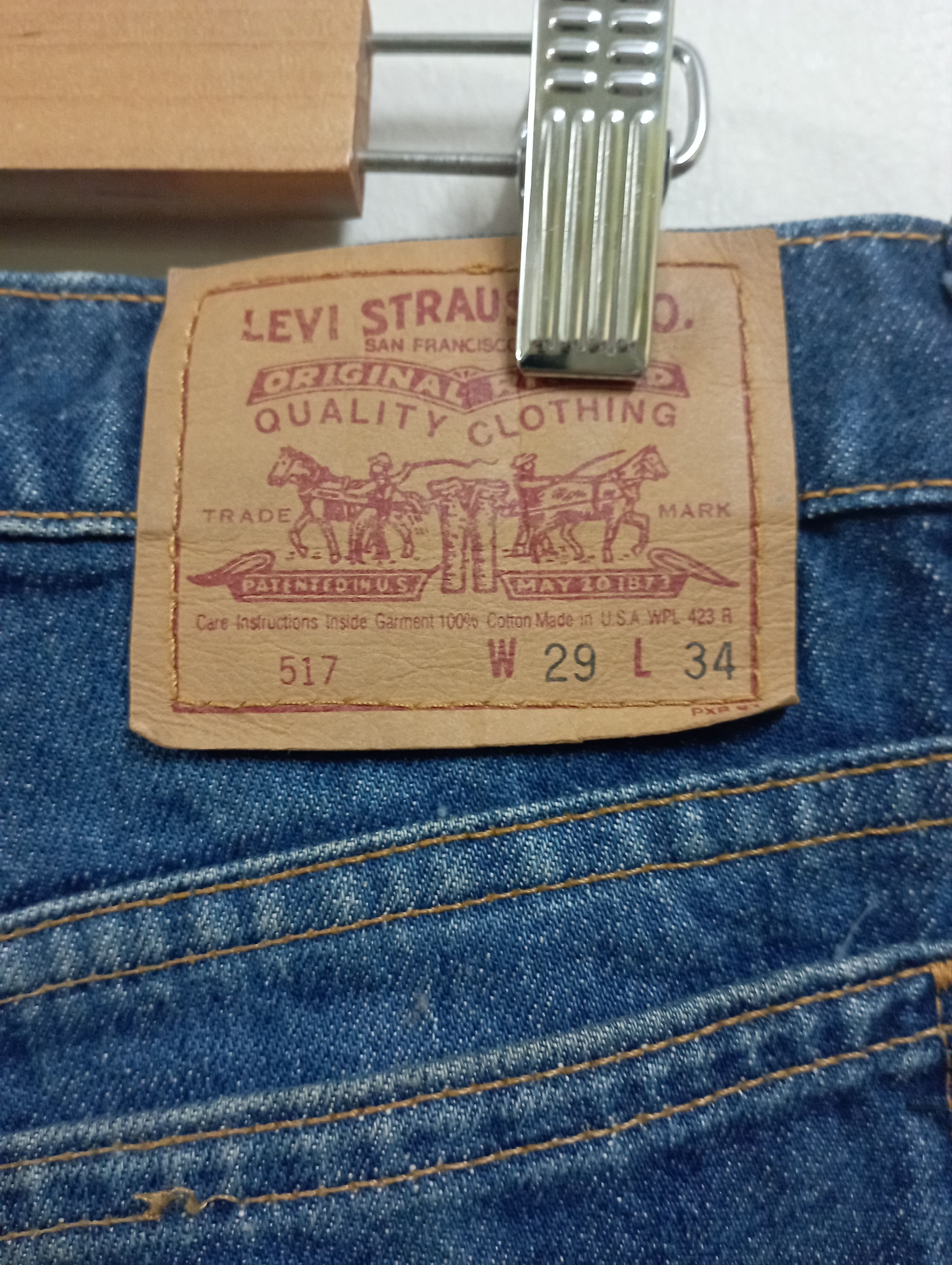 Levi's Flare Jeans Vintage Made In USA 1996 Levi's 517 Bootcut Size US 29 - 11 Thumbnail