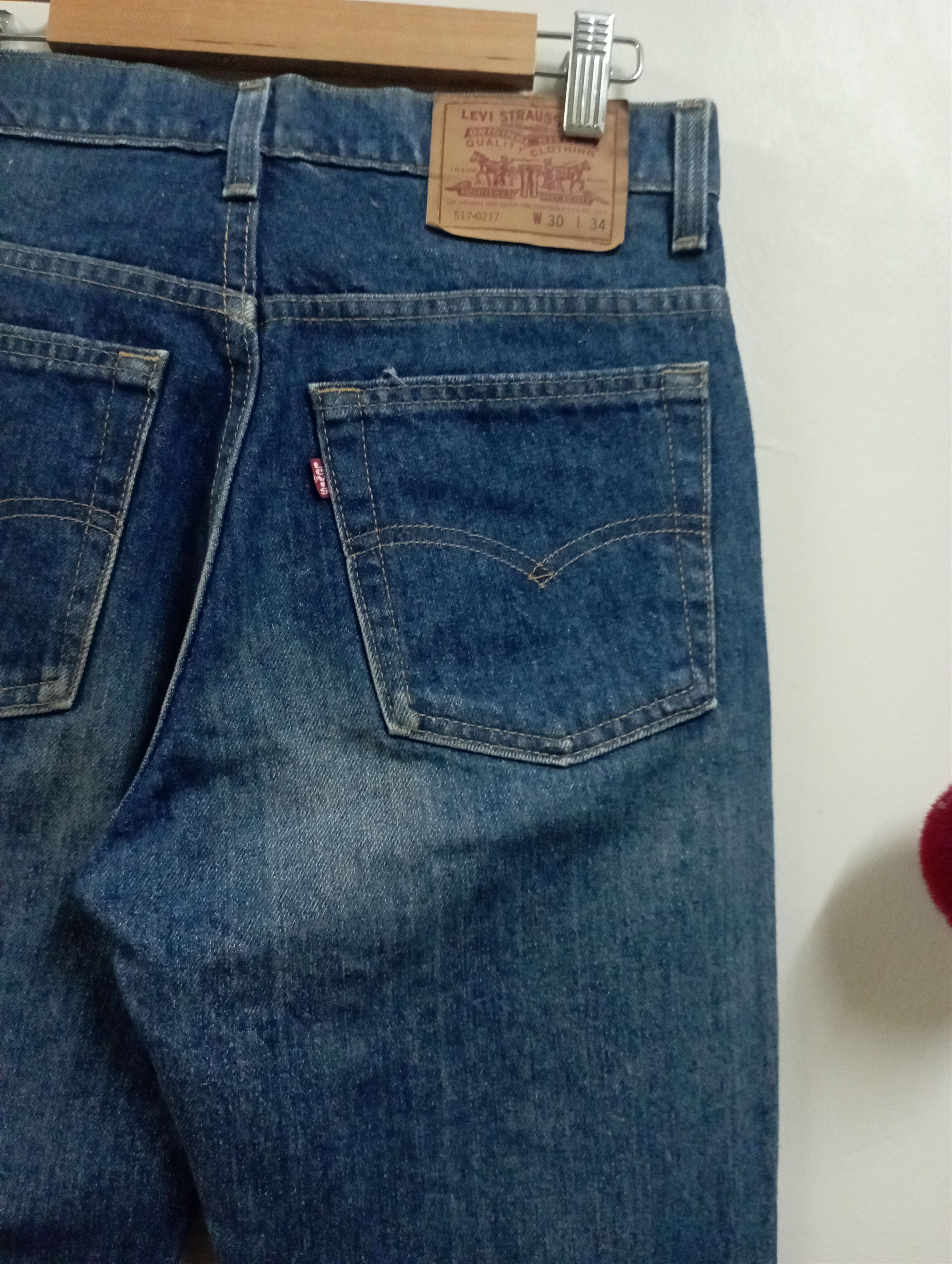 Levi's Flare Jeans Vintage 90's Levi's 517 Made In USA Bootcut Size US 30 / EU 46 - 10 Thumbnail