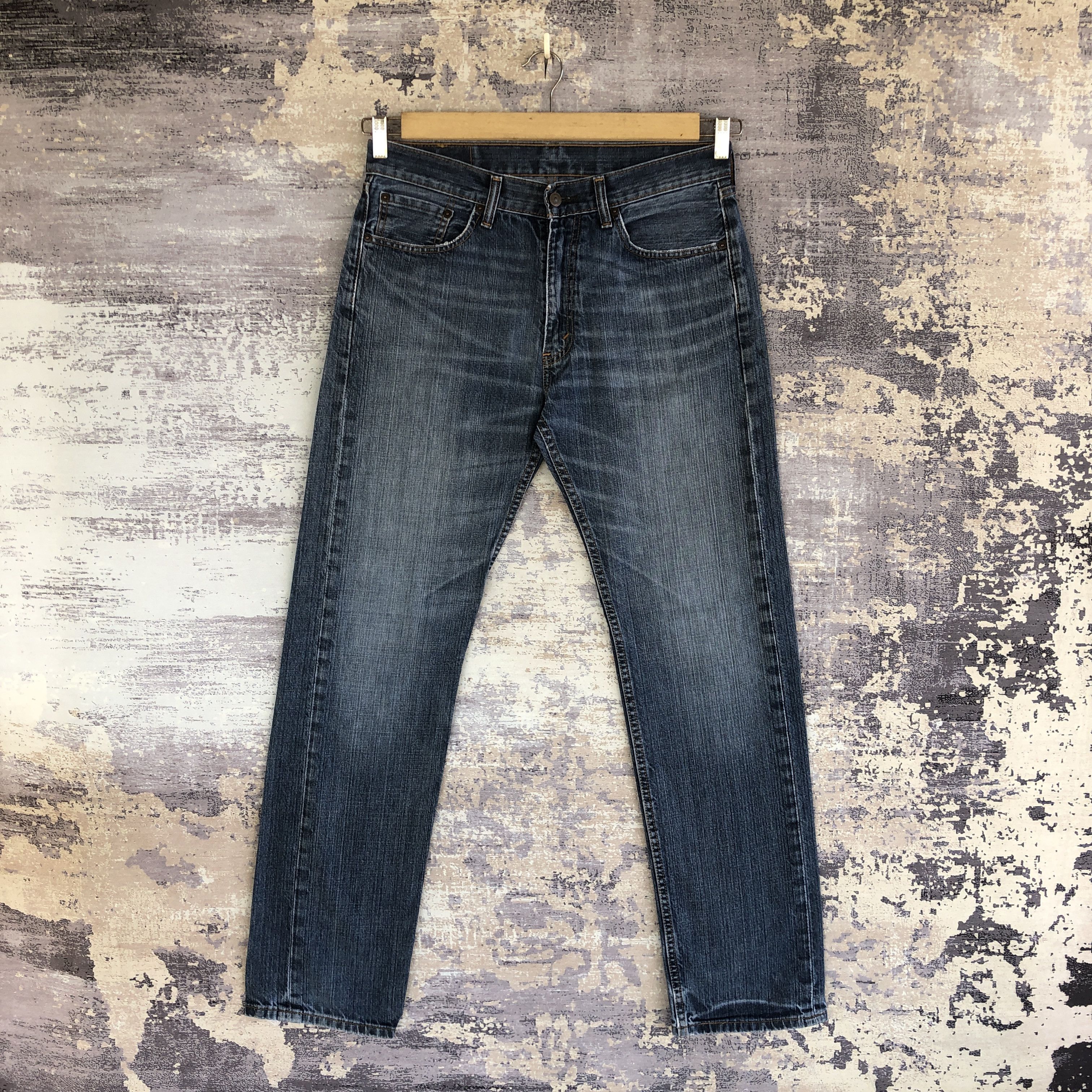 Levi's × Vintage Vintage Levis 505 Blue Jeans Levi's Straight Cut Denim Pants Size US 32 / EU 48 - 1 Thumbnail