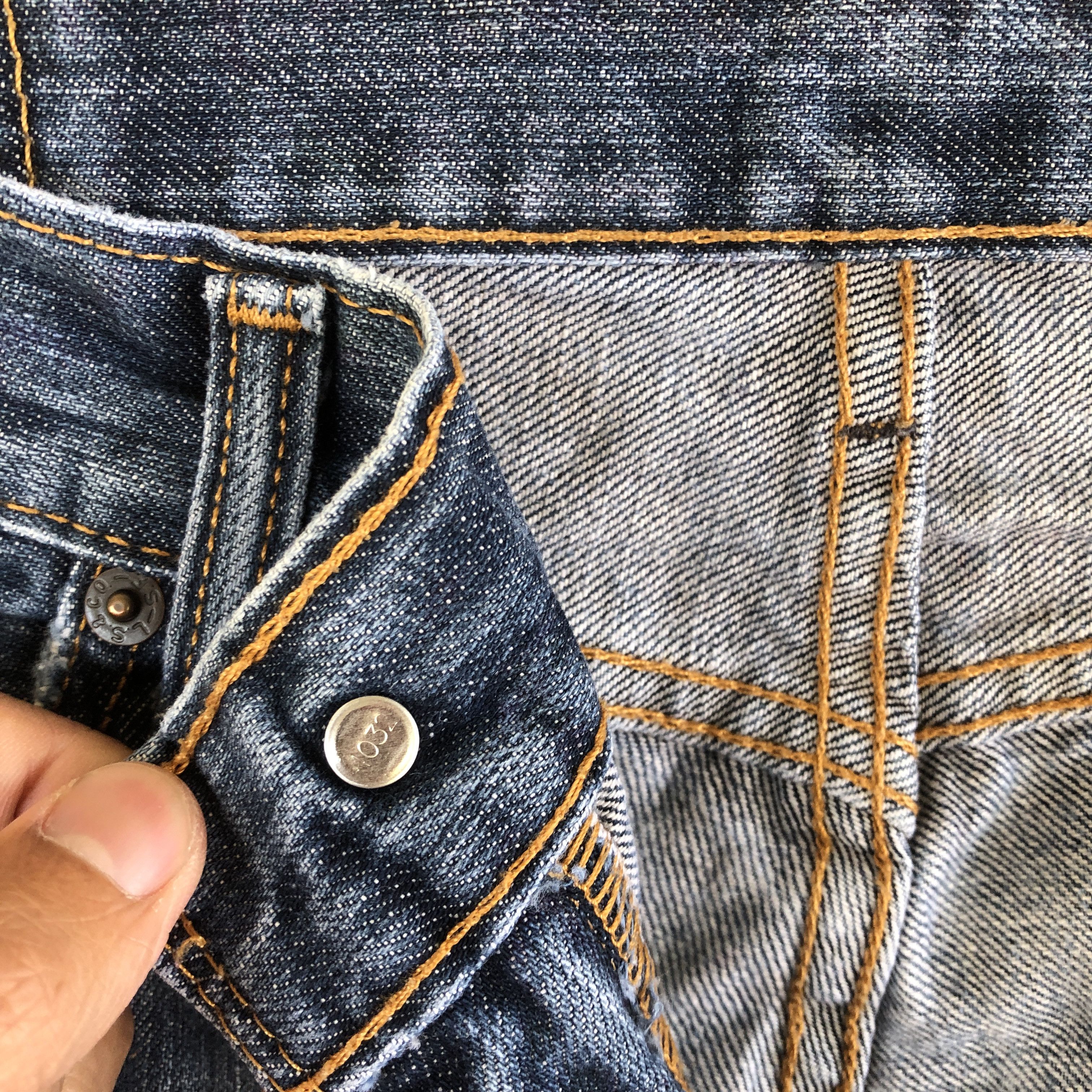 Levi's × Vintage Vintage Levis 505 Blue Jeans Levi's Straight Cut Denim Pants Size US 32 / EU 48 - 7 Thumbnail