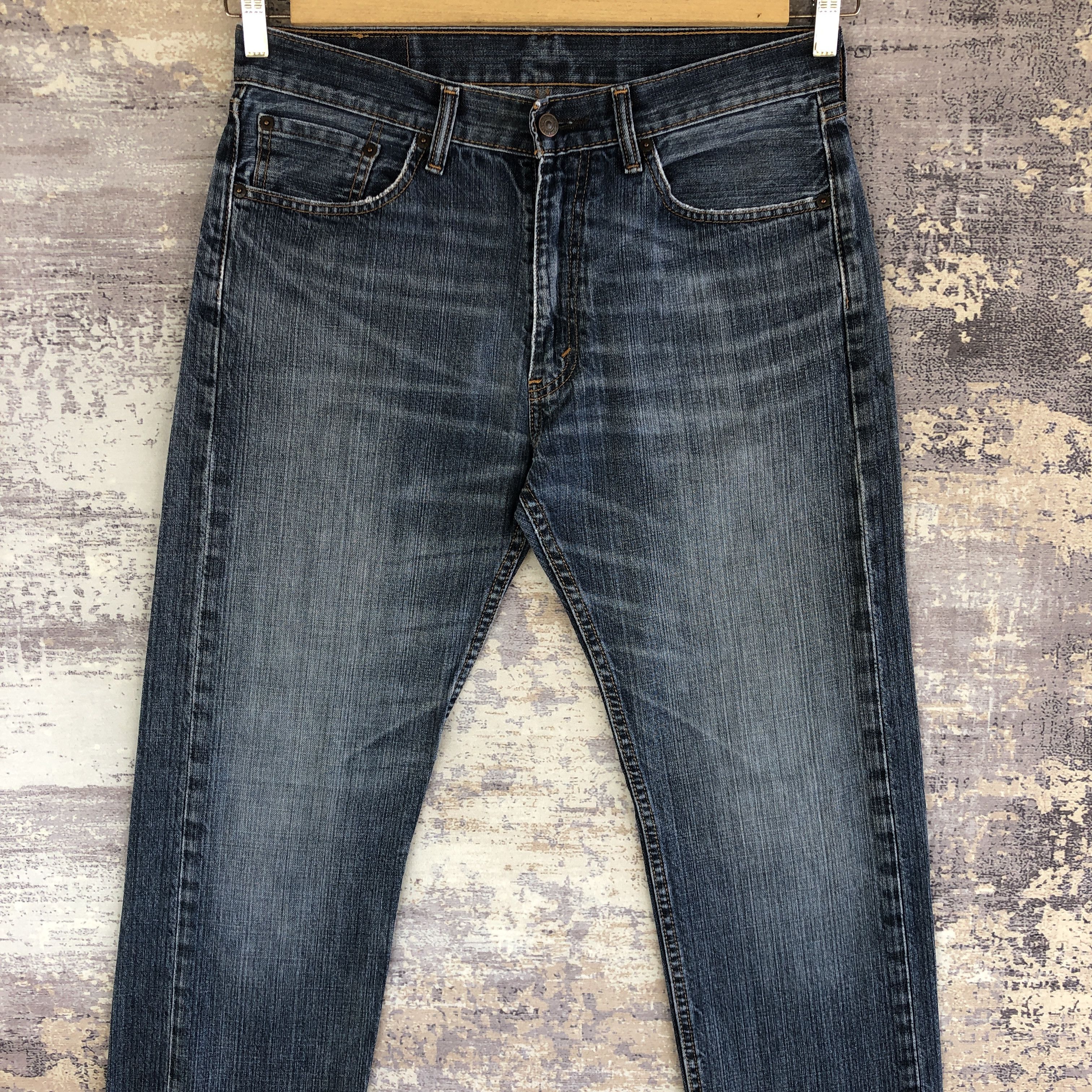 Levi's × Vintage Vintage Levis 505 Blue Jeans Levi's Straight Cut Denim Pants Size US 32 / EU 48 - 3 Thumbnail