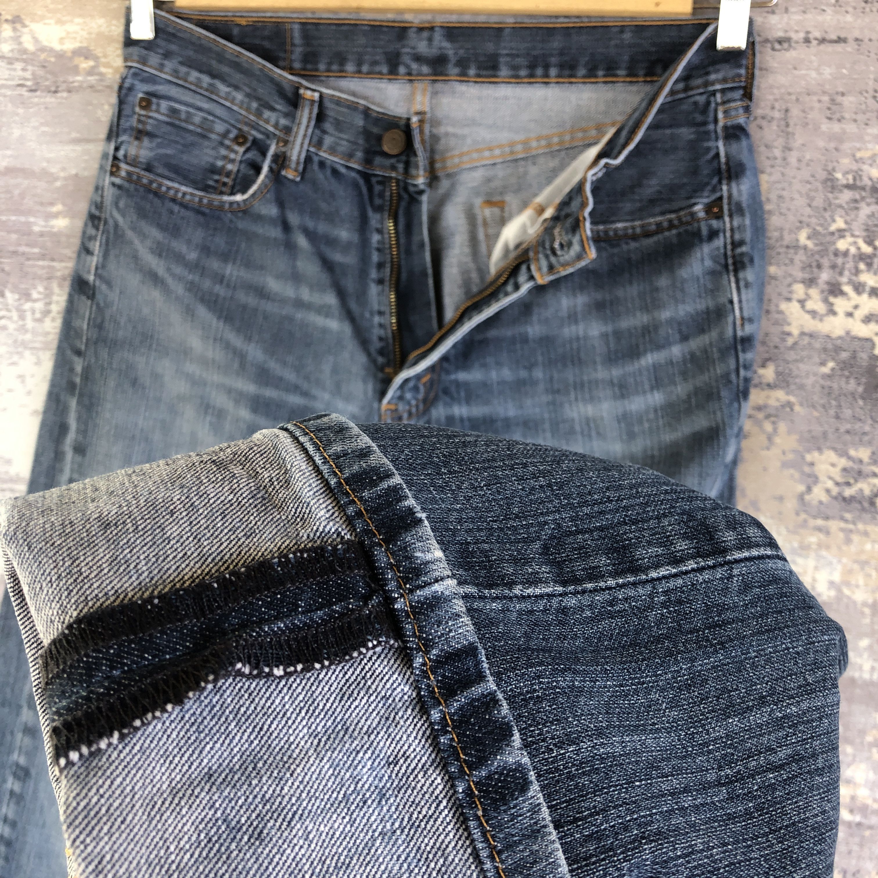 Levi's × Vintage Vintage Levis 505 Blue Jeans Levi's Straight Cut Denim Pants Size US 32 / EU 48 - 8 Thumbnail