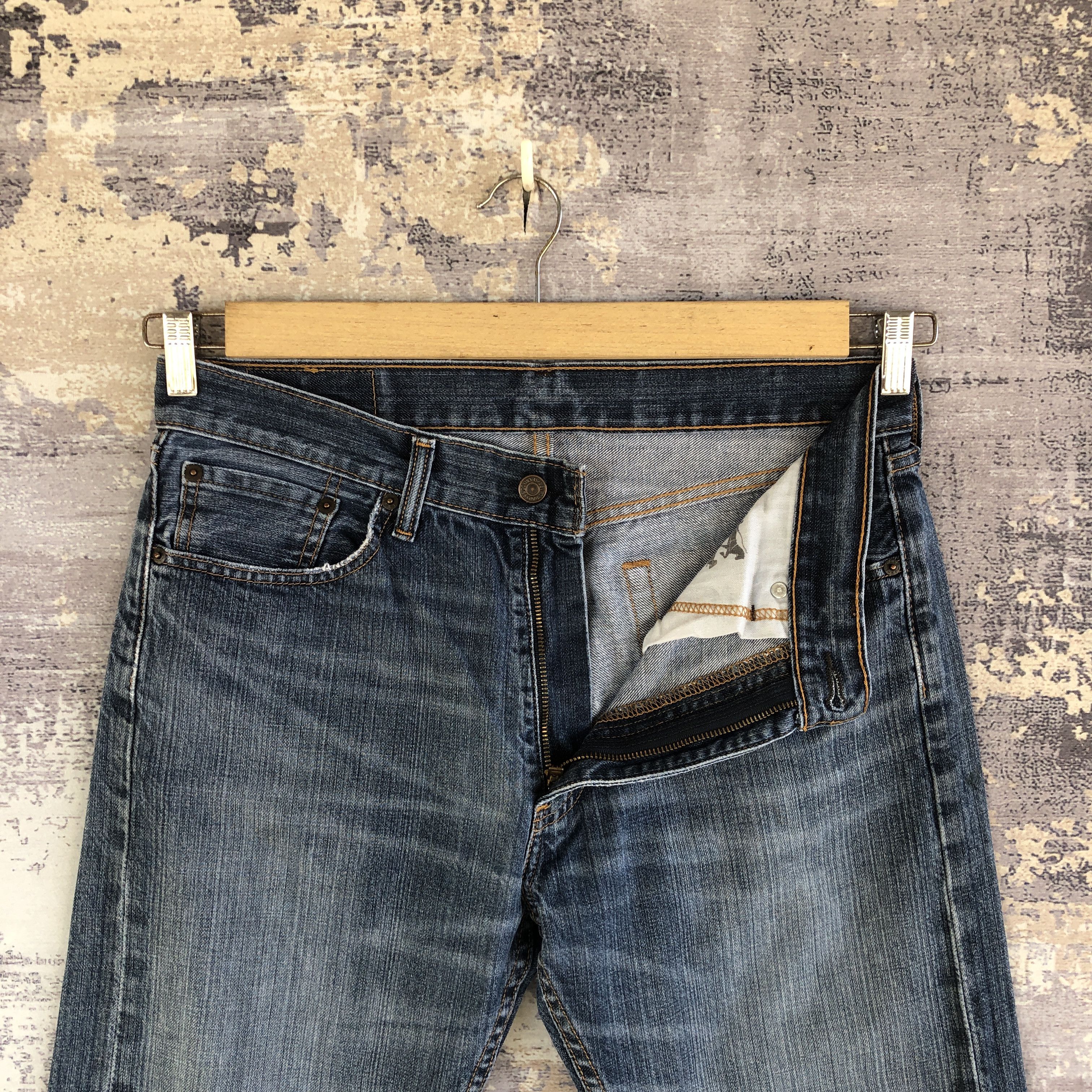 Levi's × Vintage Vintage Levis 505 Blue Jeans Levi's Straight Cut Denim Pants Size US 32 / EU 48 - 6 Thumbnail