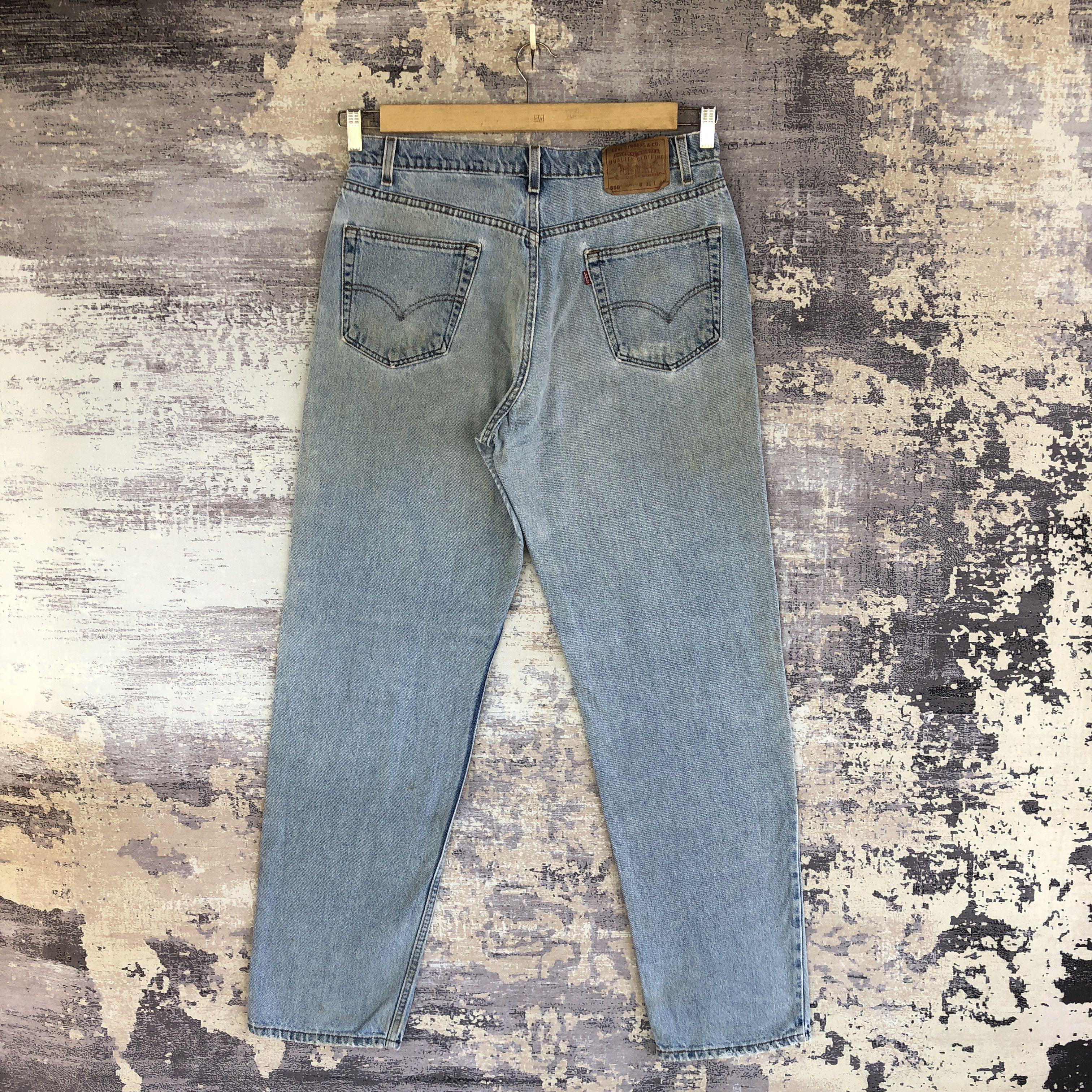 Levi's Vintage Levi's 505 Distressed Jeans Levis Sun Faded Denim Size US 32 / EU 48 - 2 Thumbnail