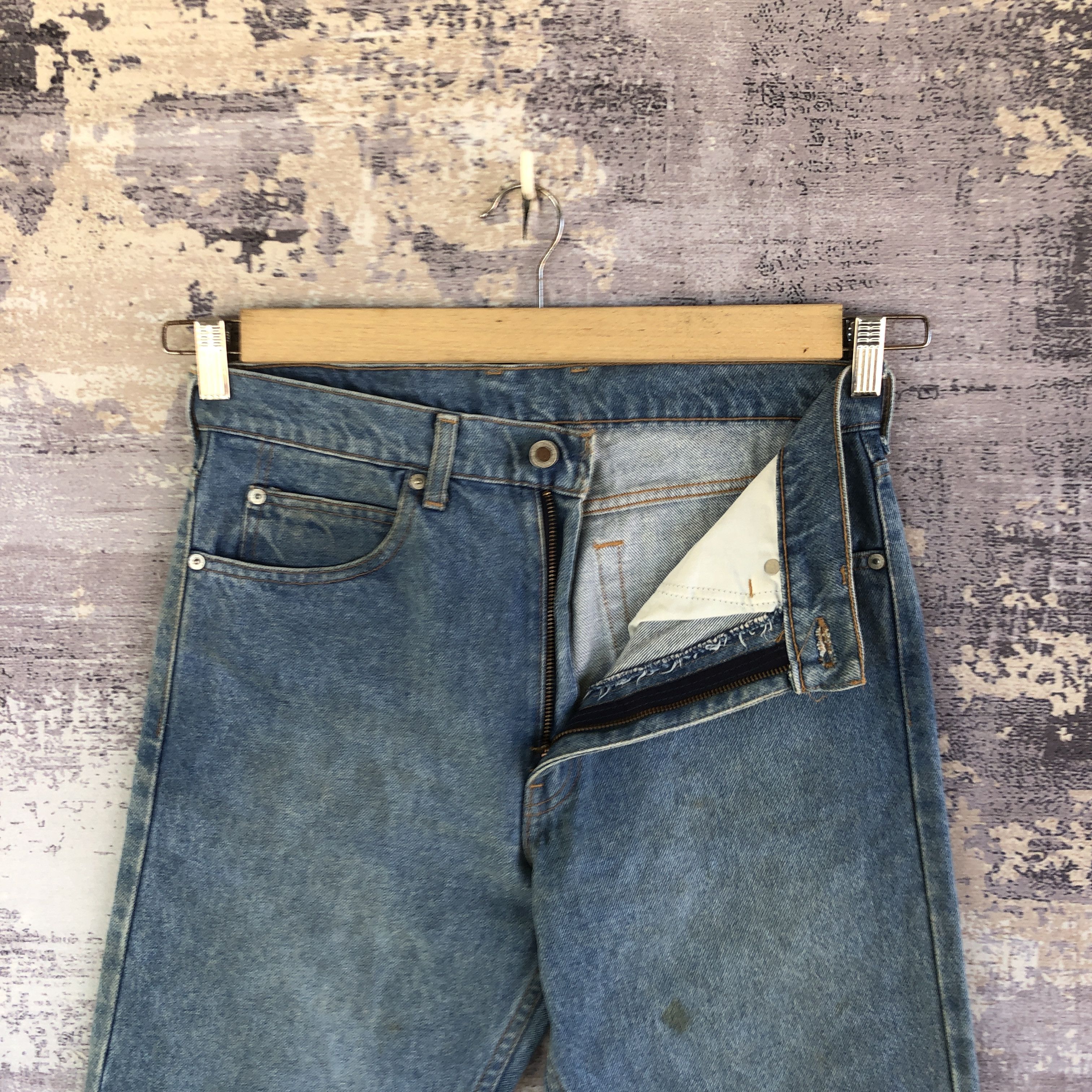 Levi's × Vintage Vintage Levis 545 Light Wash Jeans Levis Dirty Denim Pants Size US 30 / EU 46 - 6 Thumbnail