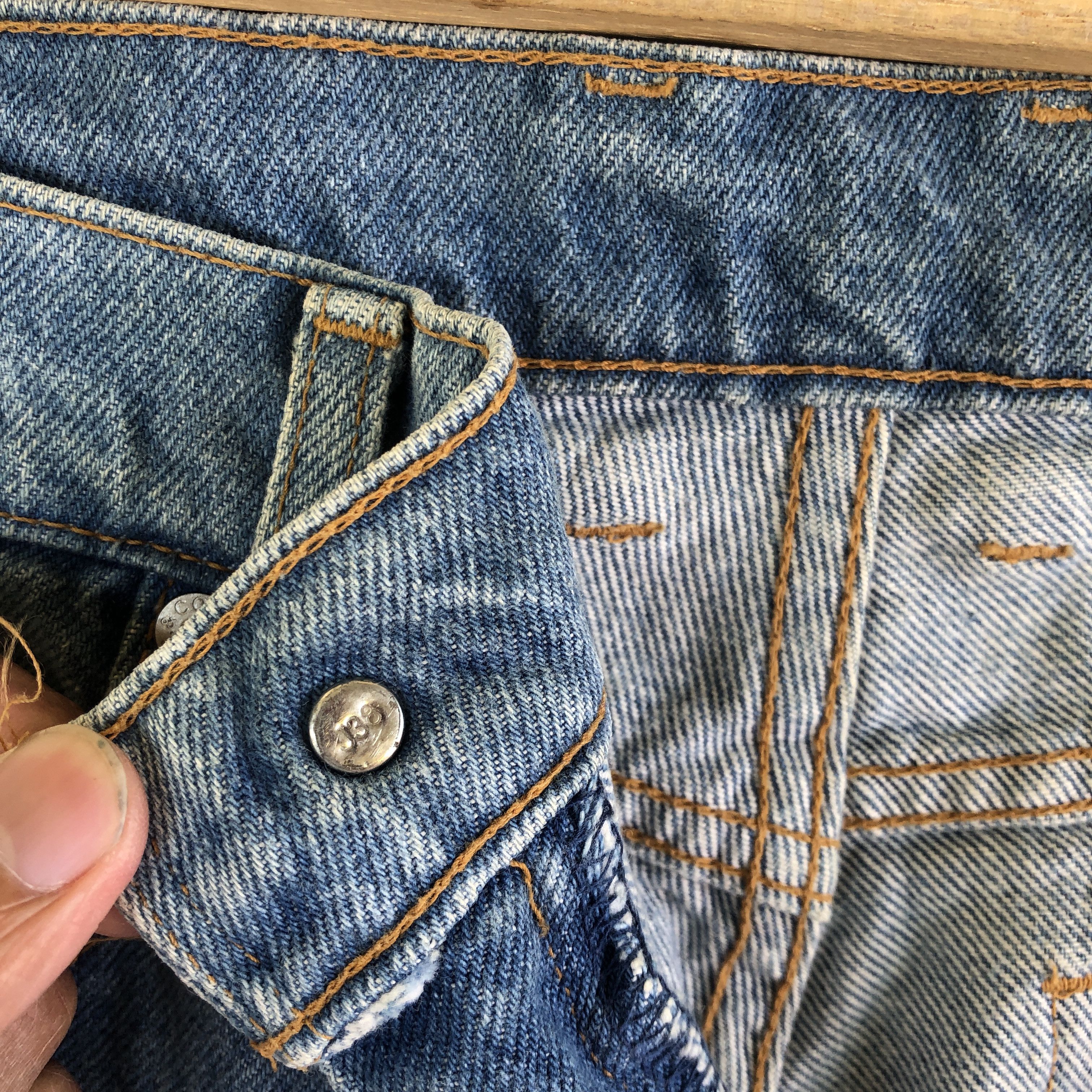 Levi's × Vintage Vintage Levis 545 Light Wash Jeans Levis Dirty Denim Pants Size US 30 / EU 46 - 7 Thumbnail