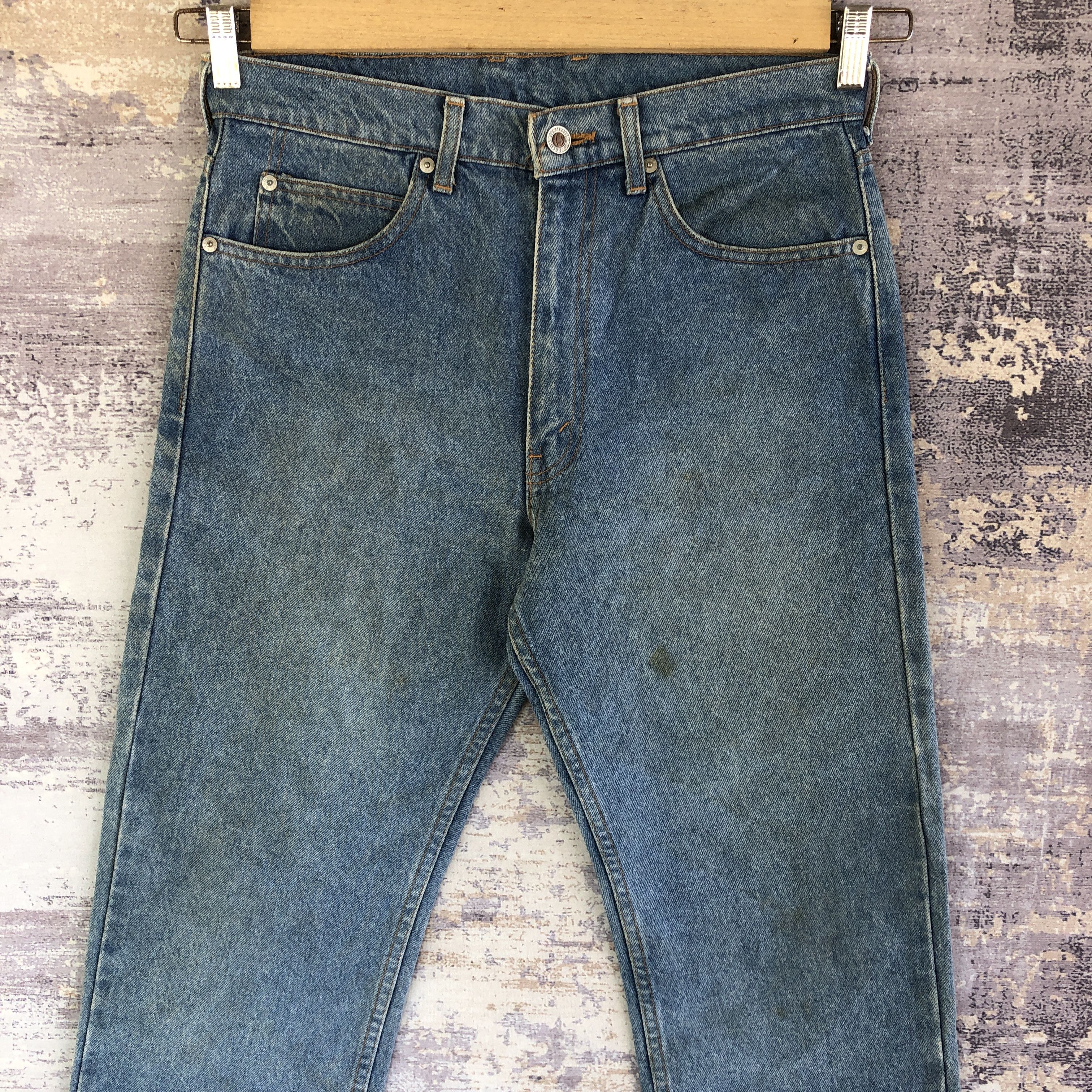 Levi's × Vintage Vintage Levis 545 Light Wash Jeans Levis Dirty Denim Pants Size US 30 / EU 46 - 3 Thumbnail
