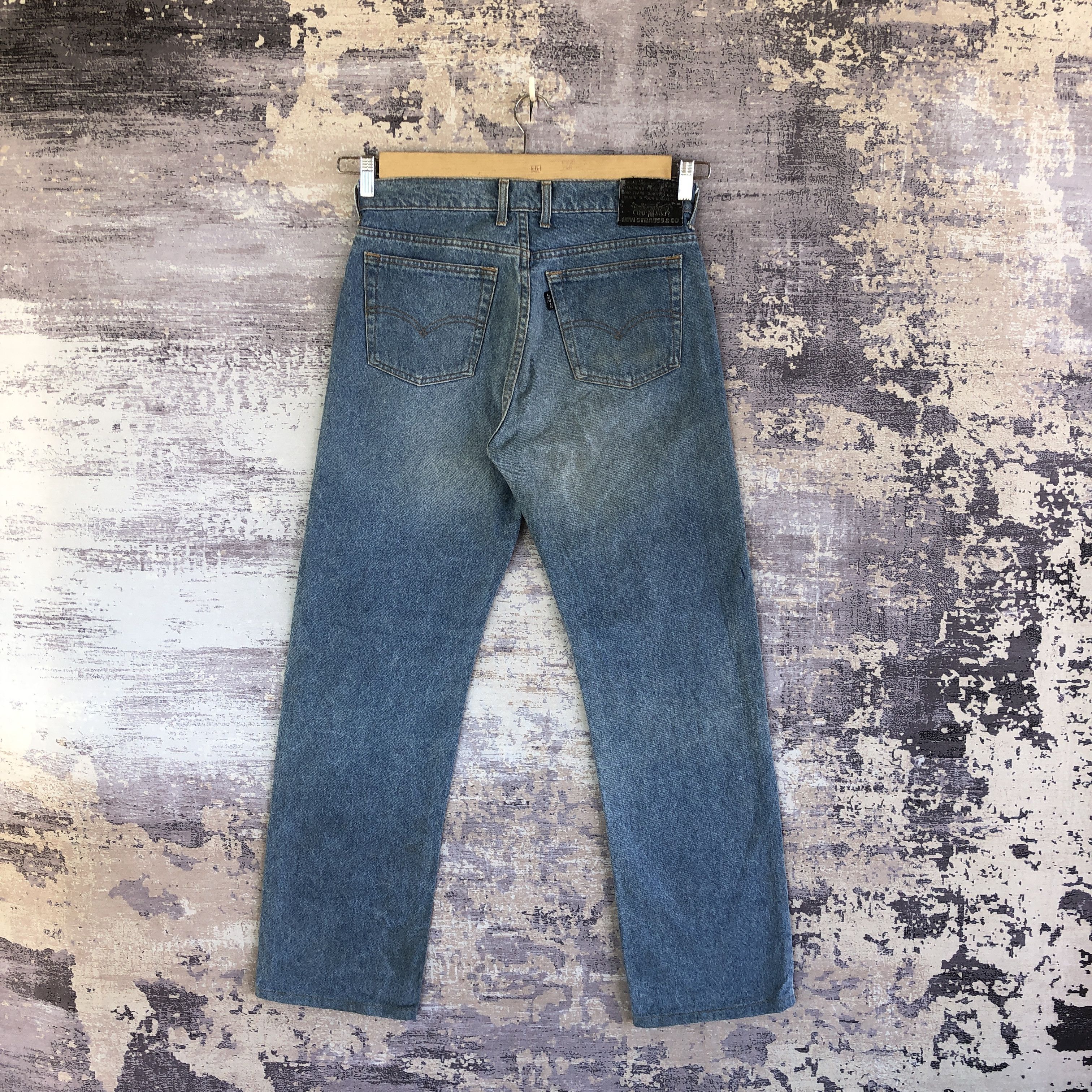 Levi's × Vintage Vintage Levis 545 Light Wash Jeans Levis Dirty Denim Pants Size US 30 / EU 46 - 2 Thumbnail
