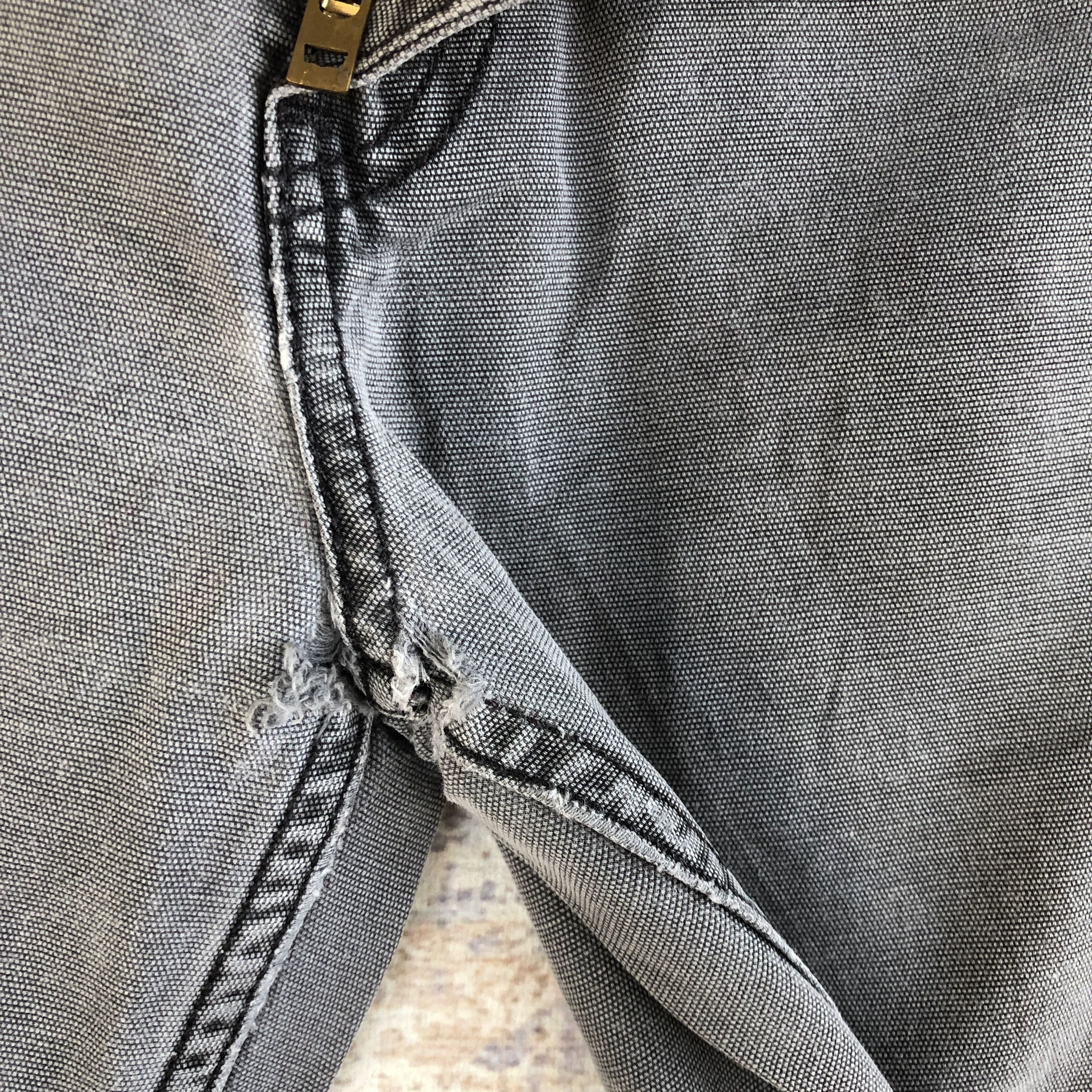 Levi's × Vintage Vintage Levi's 514 Faded Black Jeans Levis Distressed Denim Size US 30 / EU 46 - 7 Thumbnail