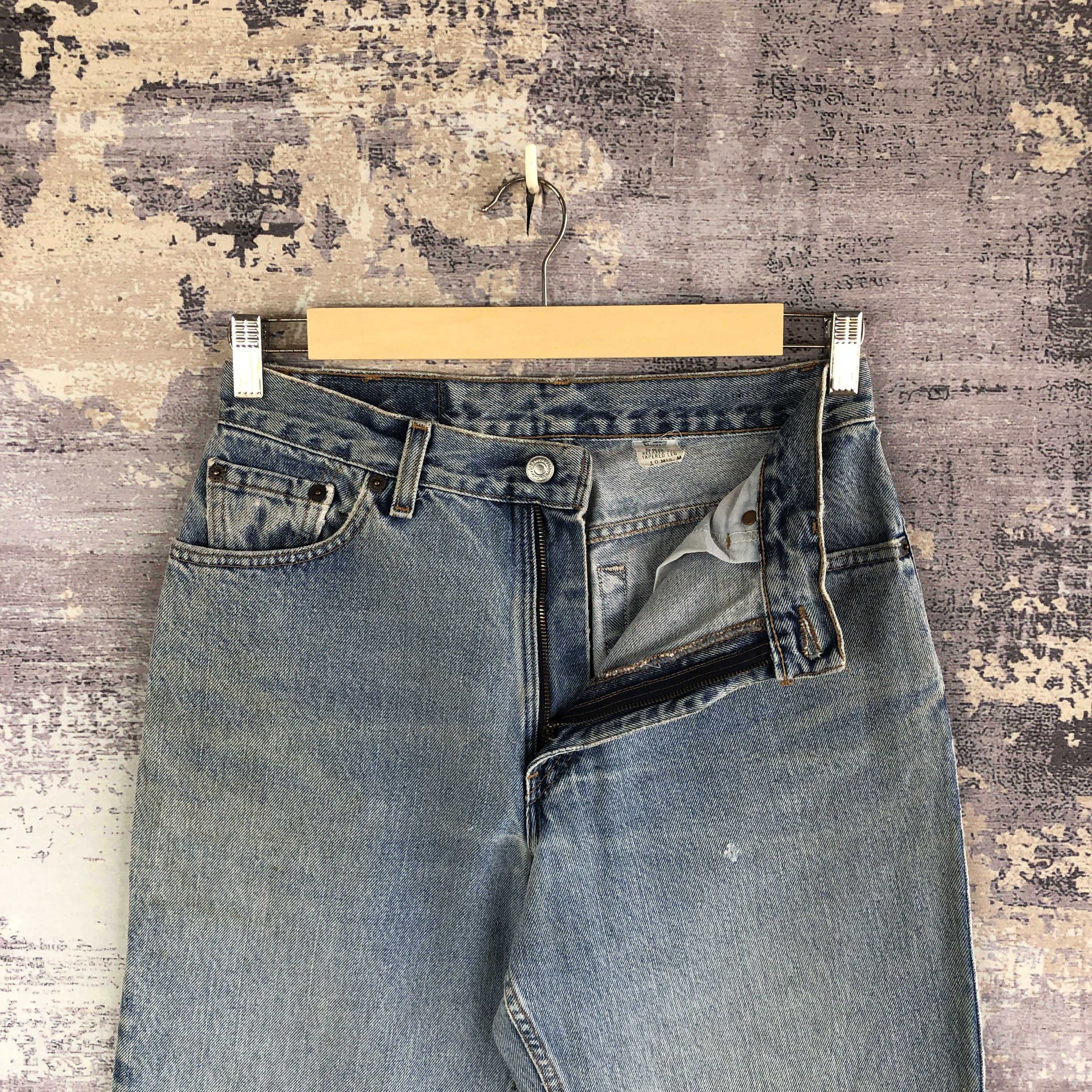 Levi's Vintage Sun Faded Levis 550 Jeans Levi's Blue Denim Pants Size 28" / US 6 / IT 42 - 6 Thumbnail
