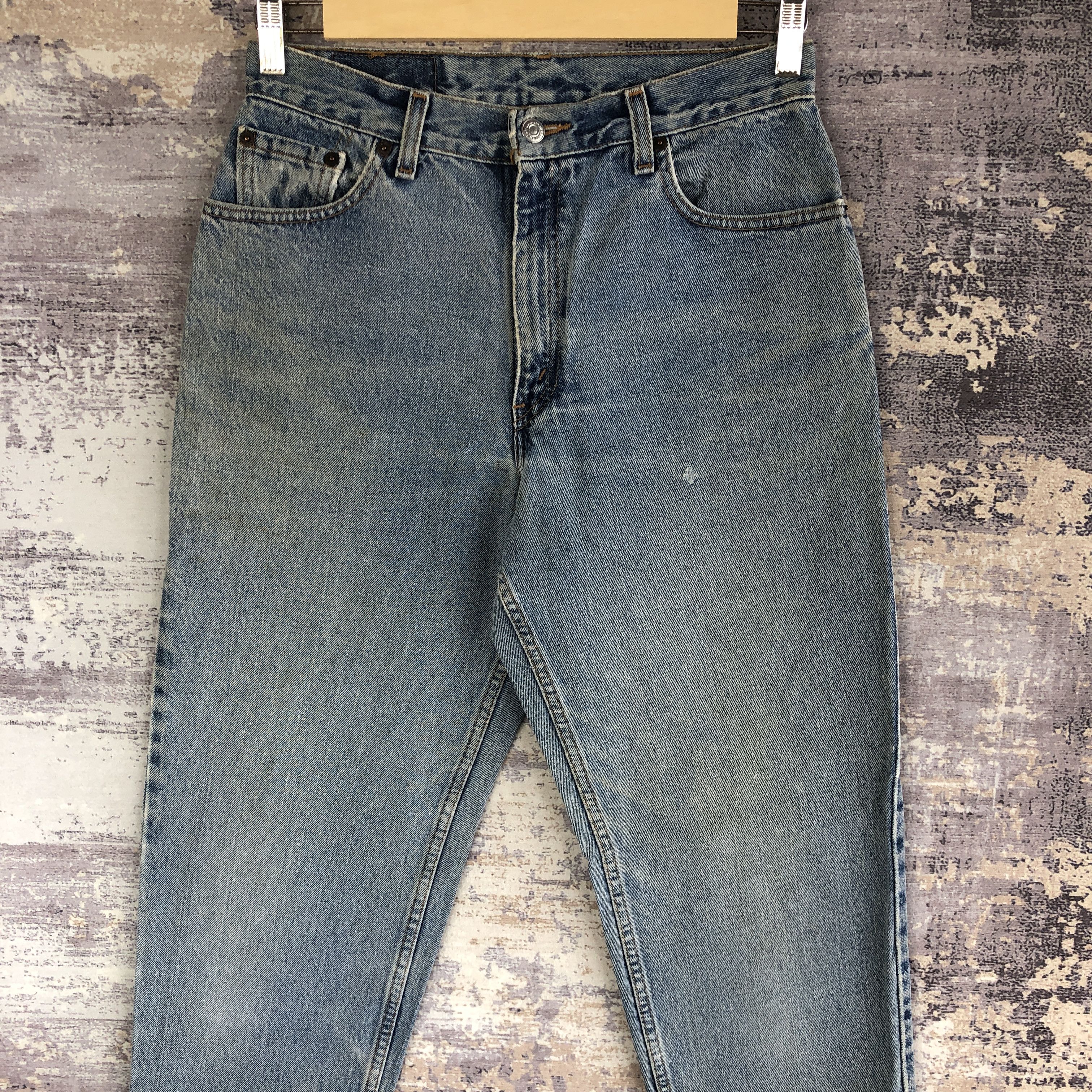 Levi's Vintage Sun Faded Levis 550 Jeans Levi's Blue Denim Pants Size 28" / US 6 / IT 42 - 3 Thumbnail