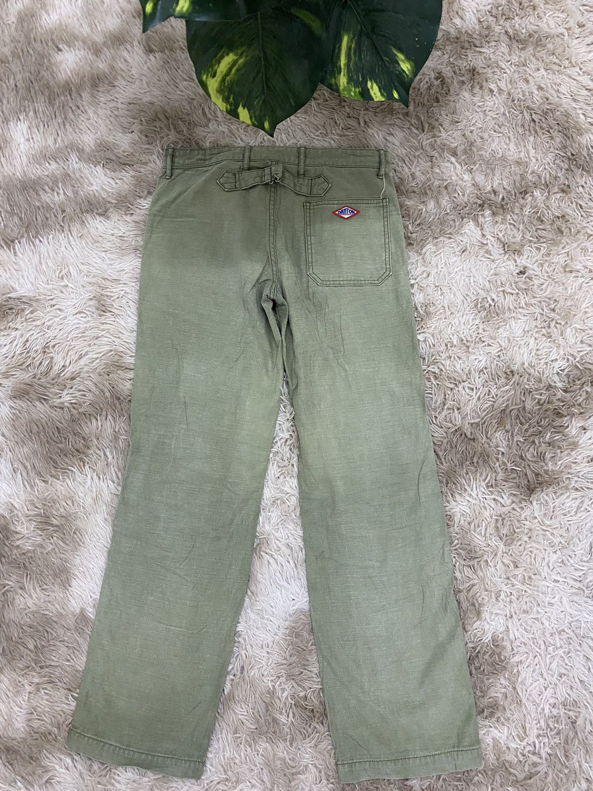 Image of danton Straight-Leg Thousers in Green, Men's (Size 30)