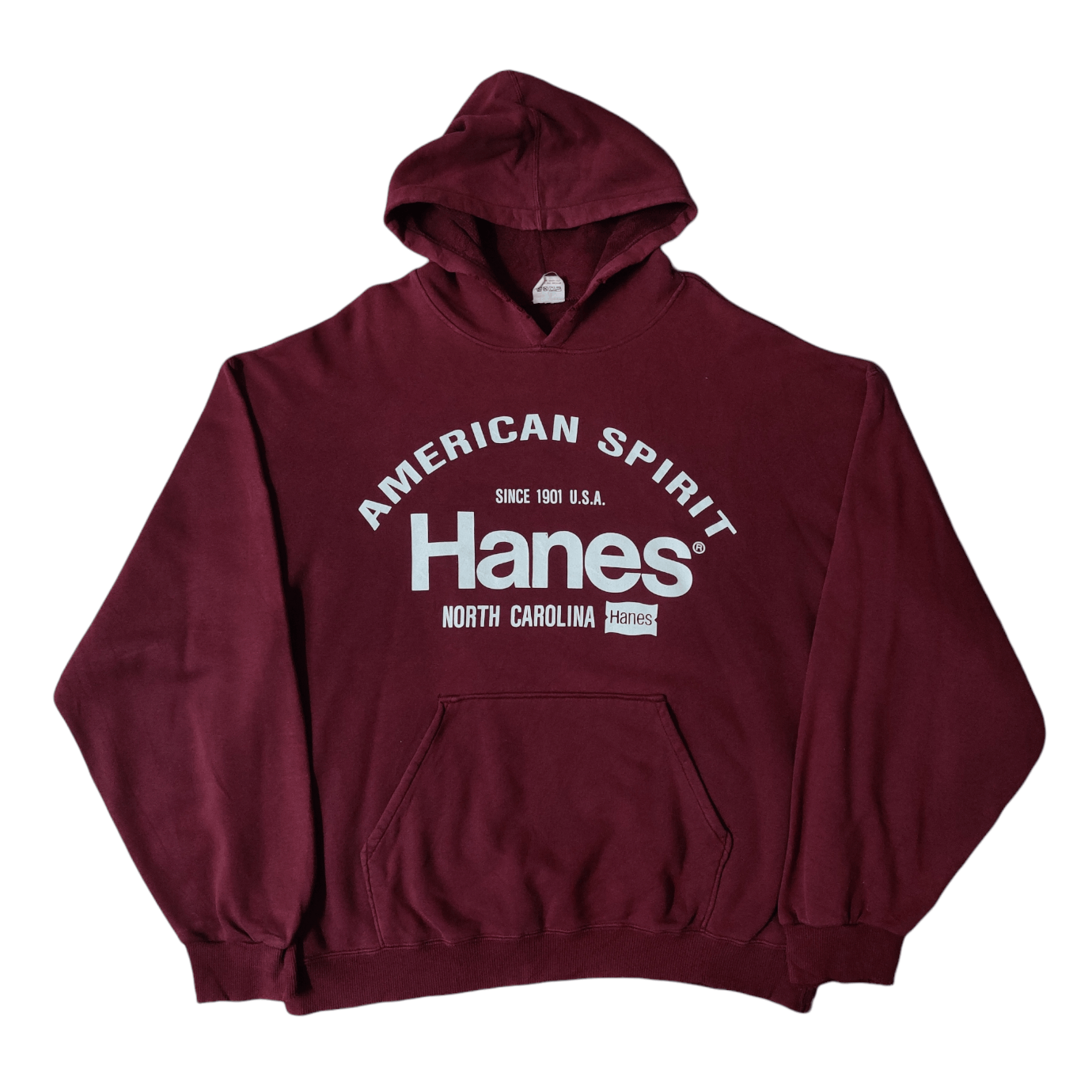 Hanes Vintage Hanes Hoodie Big Spellout Jumper Size US L / EU 52-54 / 3 - 1 Thumbnail