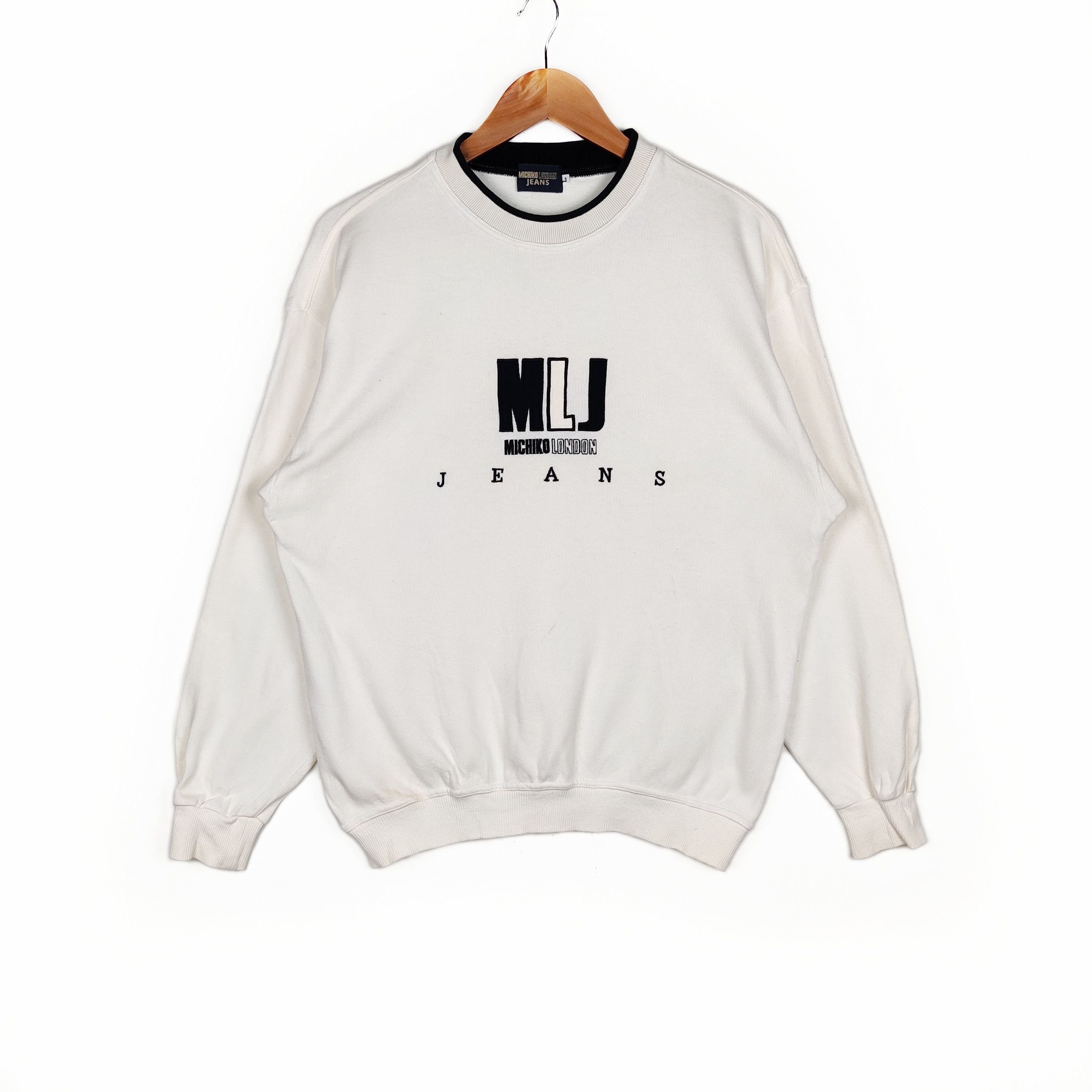Vintage Michiko London Jeans Sweatshirt Embroidered